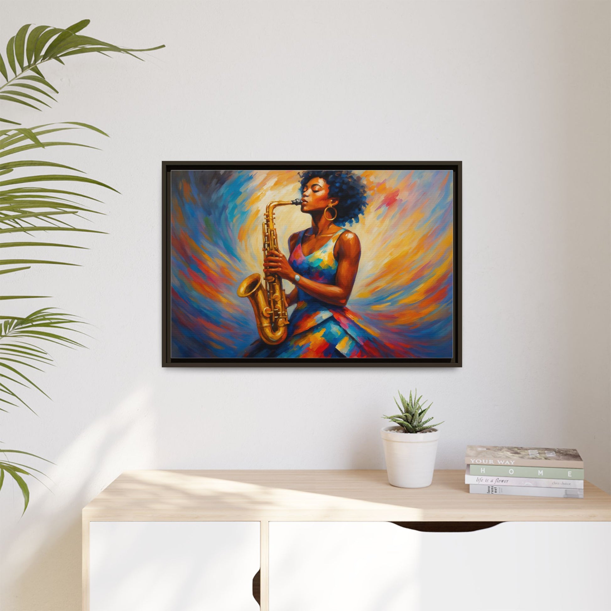 Vibrant Jazzy Lady