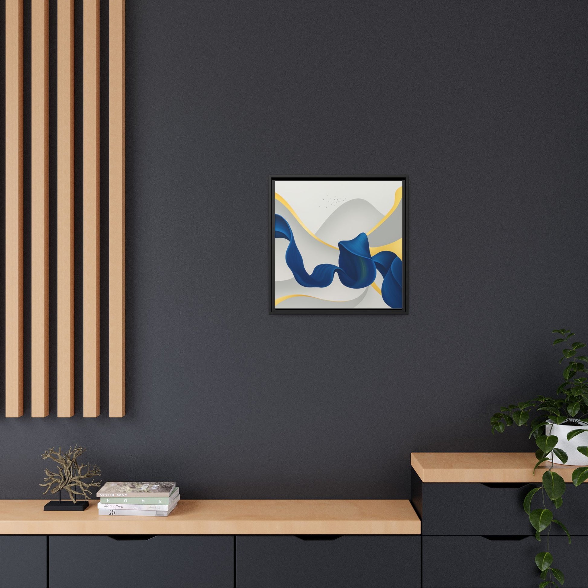 Stylish Blue Twist