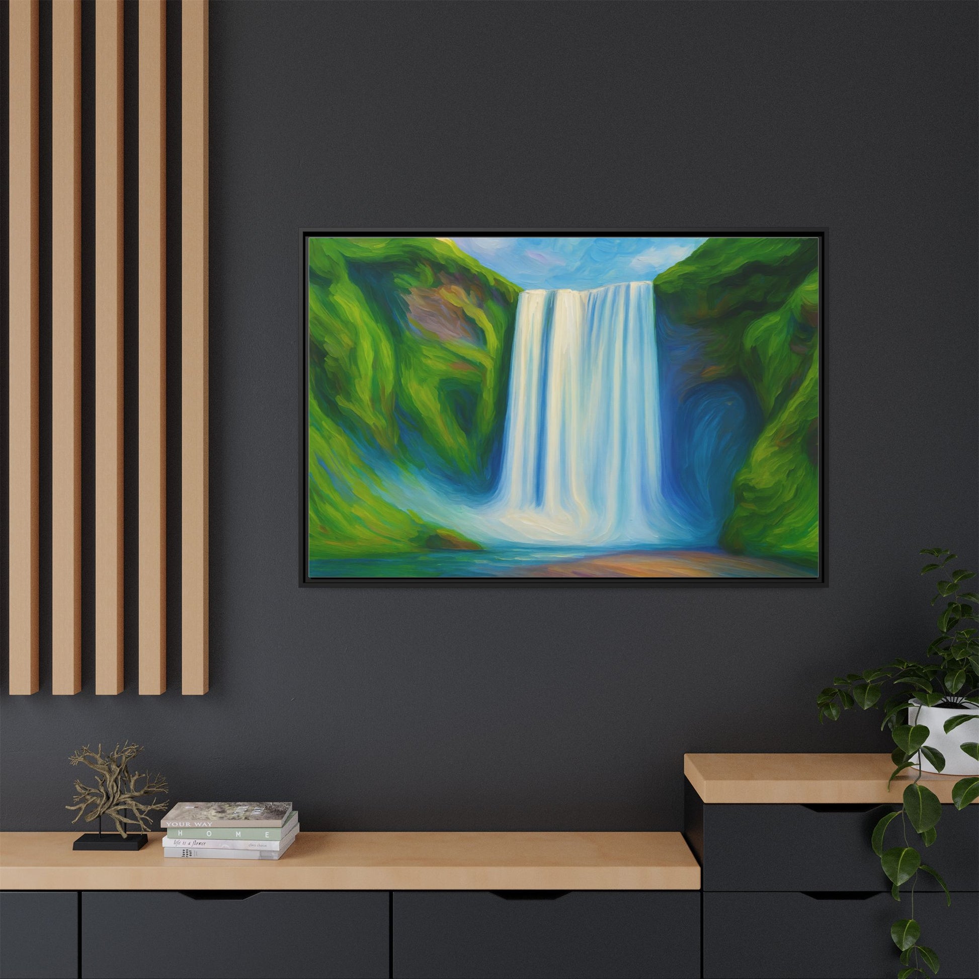 Serene Waterfall 1