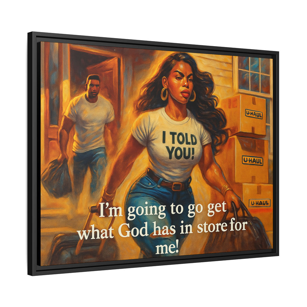 Inspirational Framed Canvas Art - Motivational Wall Decor, Home Office Wall Art, Gift for Her, Uplifting Quote Art, Positive Vibes [...]