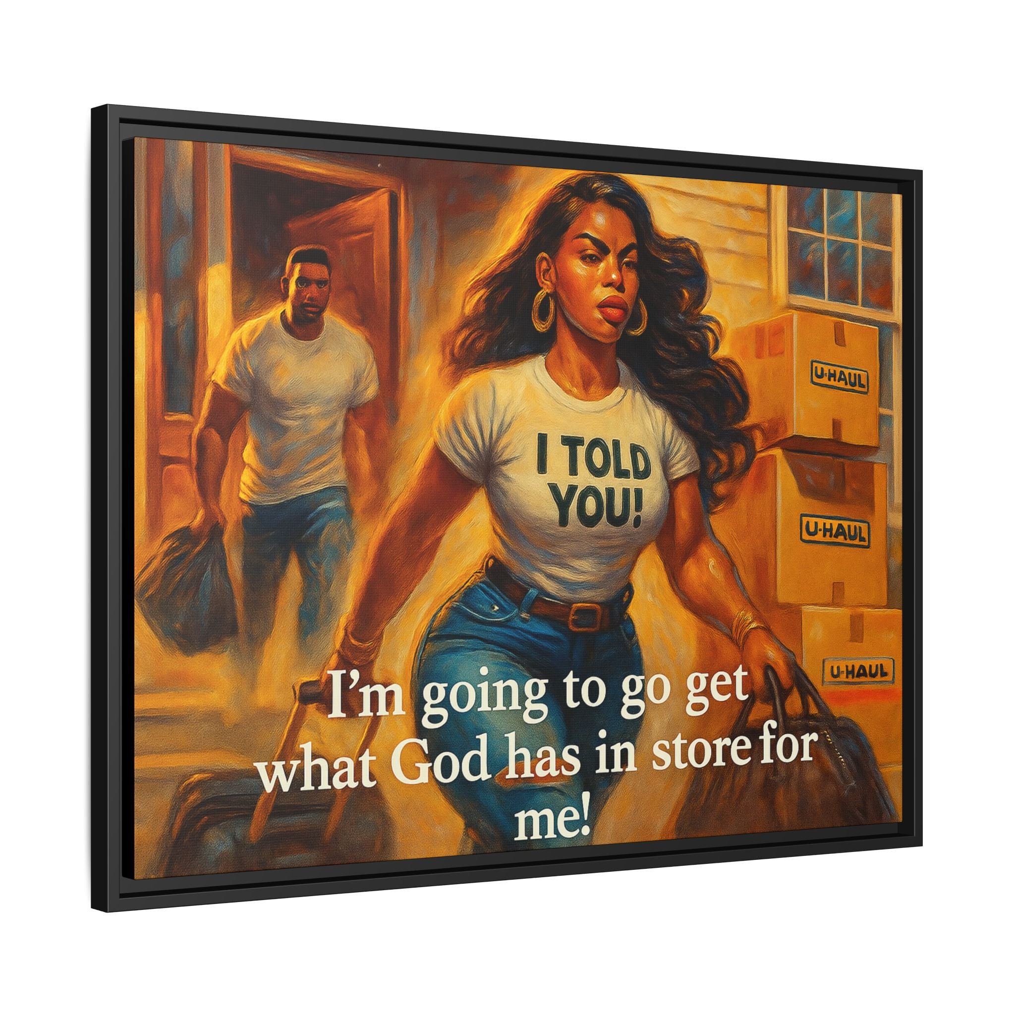 Inspirational Framed Canvas Art - Motivational Wall Decor, Home Office Wall Art, Gift for Her, Uplifting Quote Art, Positive Vibes [...]