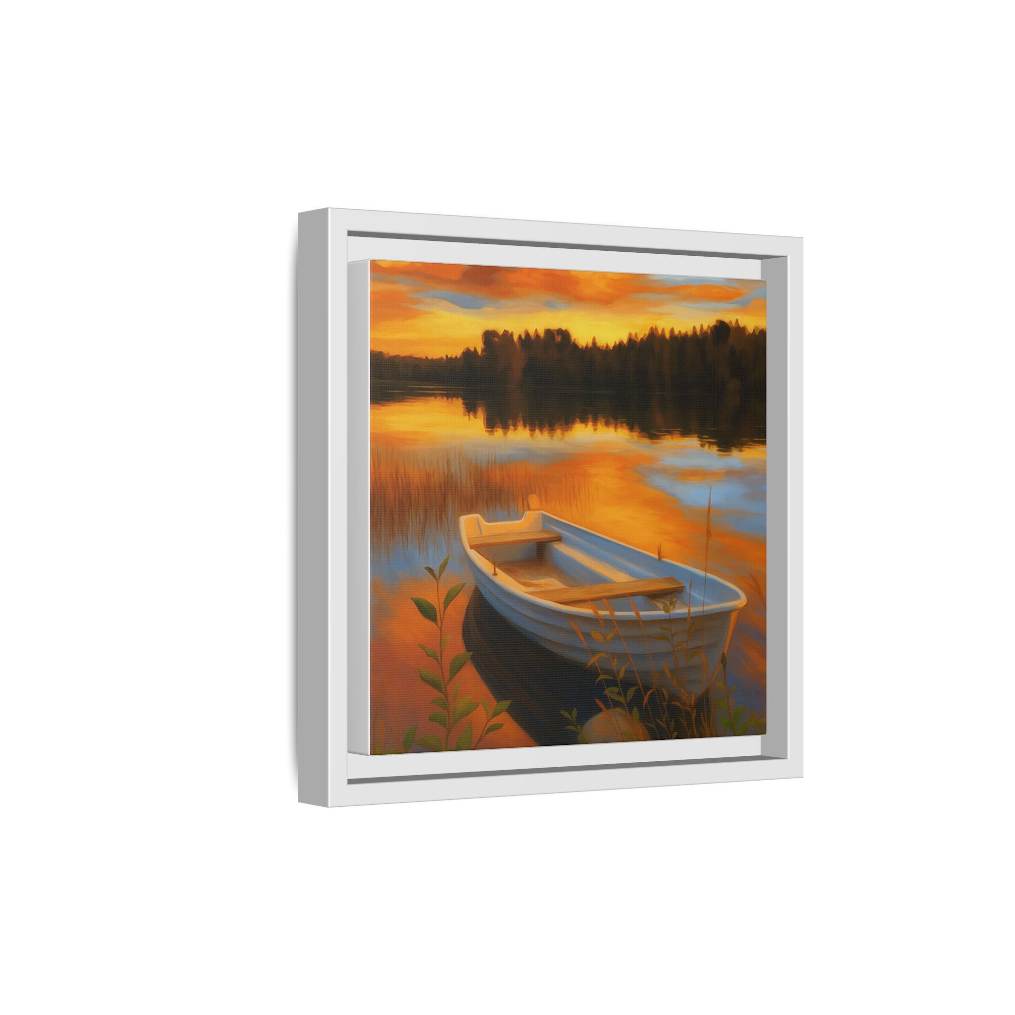 Sunset Boat Reflections