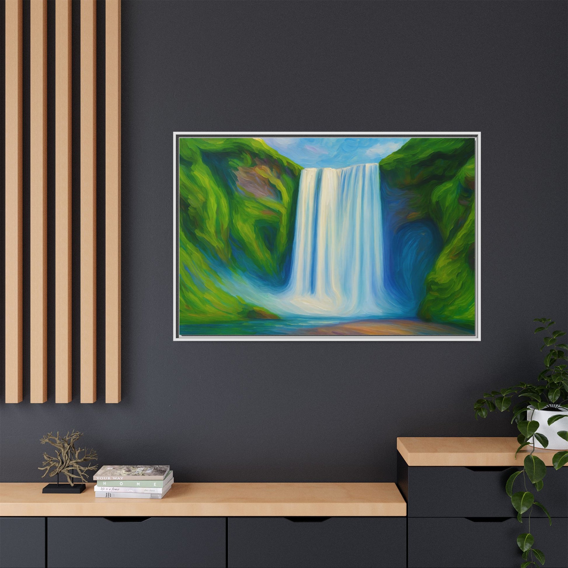 Serene Waterfall 1