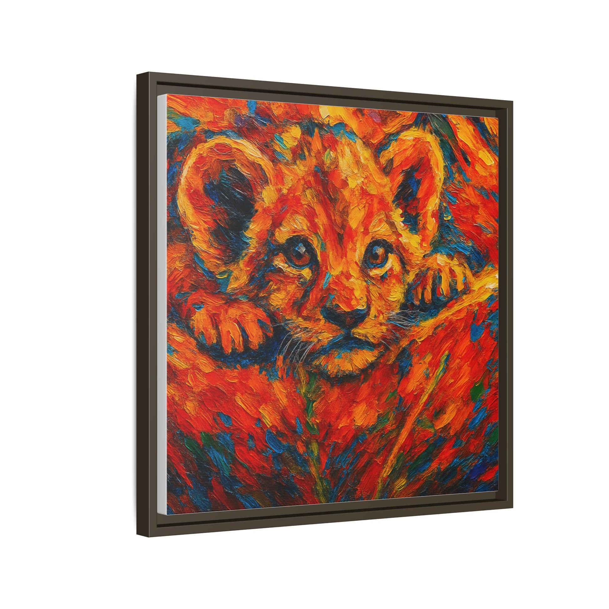 Vibrant Lion Cub