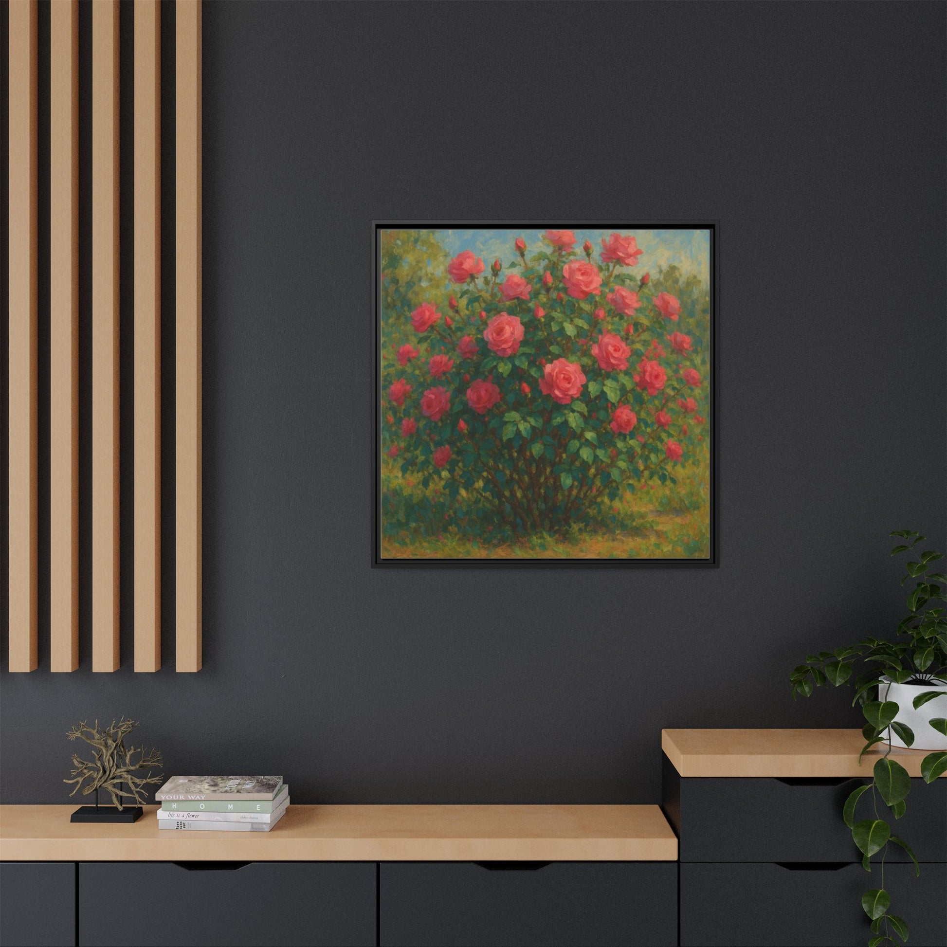 Pink Rose Bush
