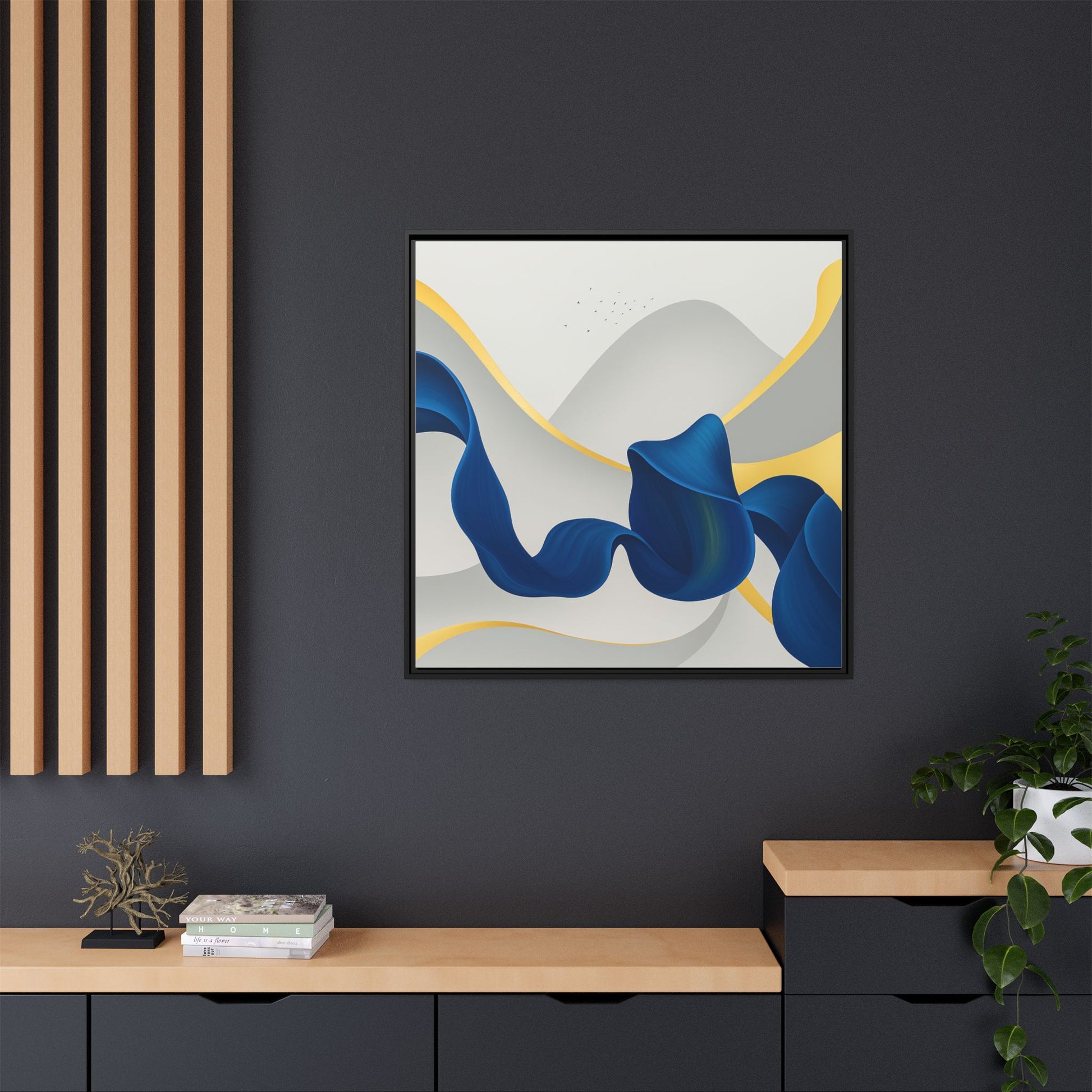 Stylish Blue Twist
