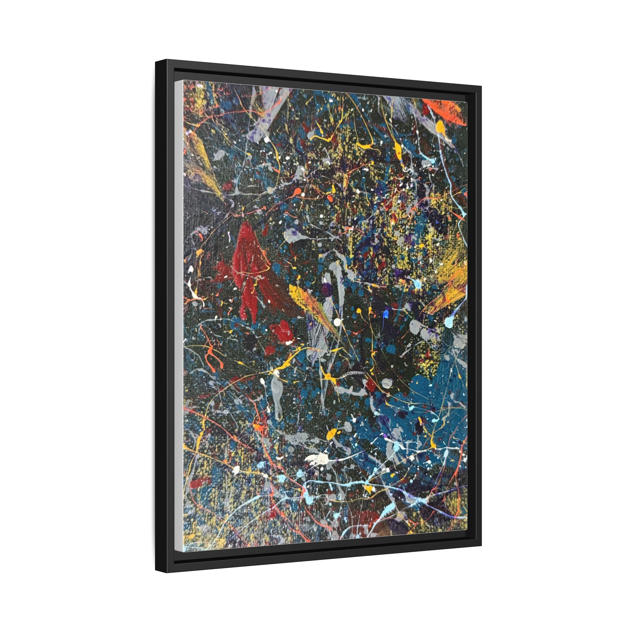 Colorful Abstract Framed Canvas Art
