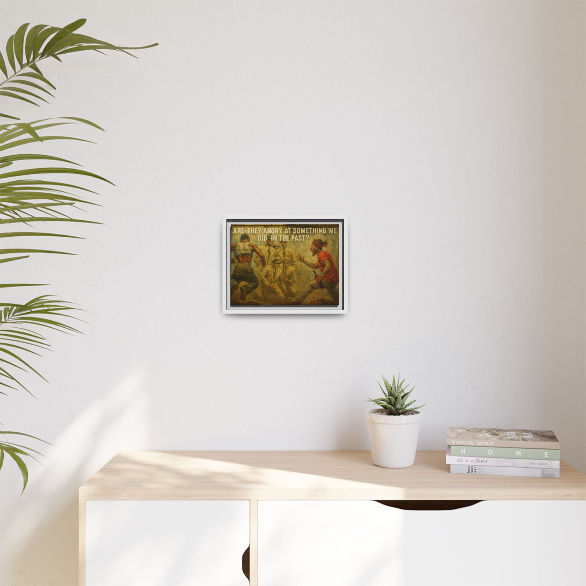 Framed Art Print: Thought-Provoking Vintage Style Wall Decor, Home Office Inspiration, Thoughtful Gift for Art Lovers