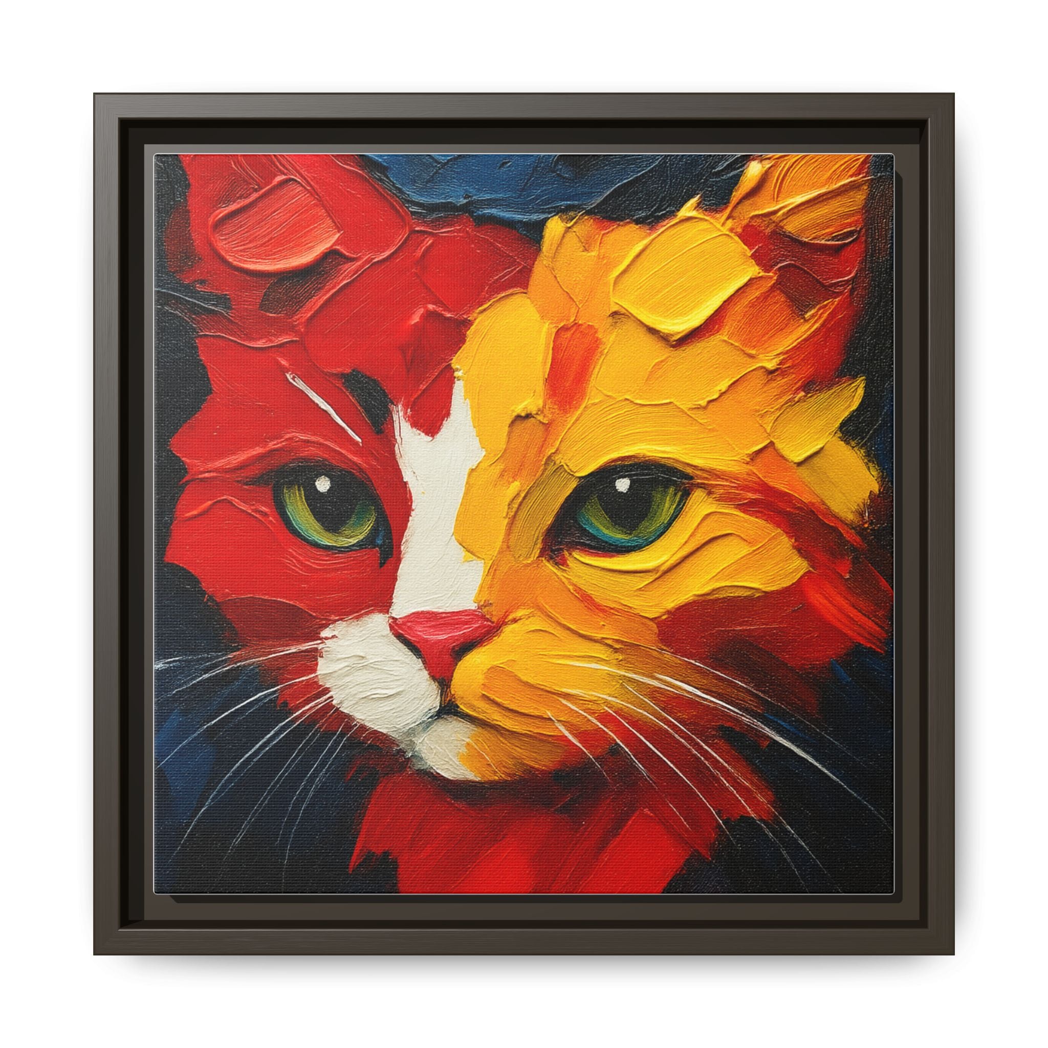 Whiskers in Red & Gold