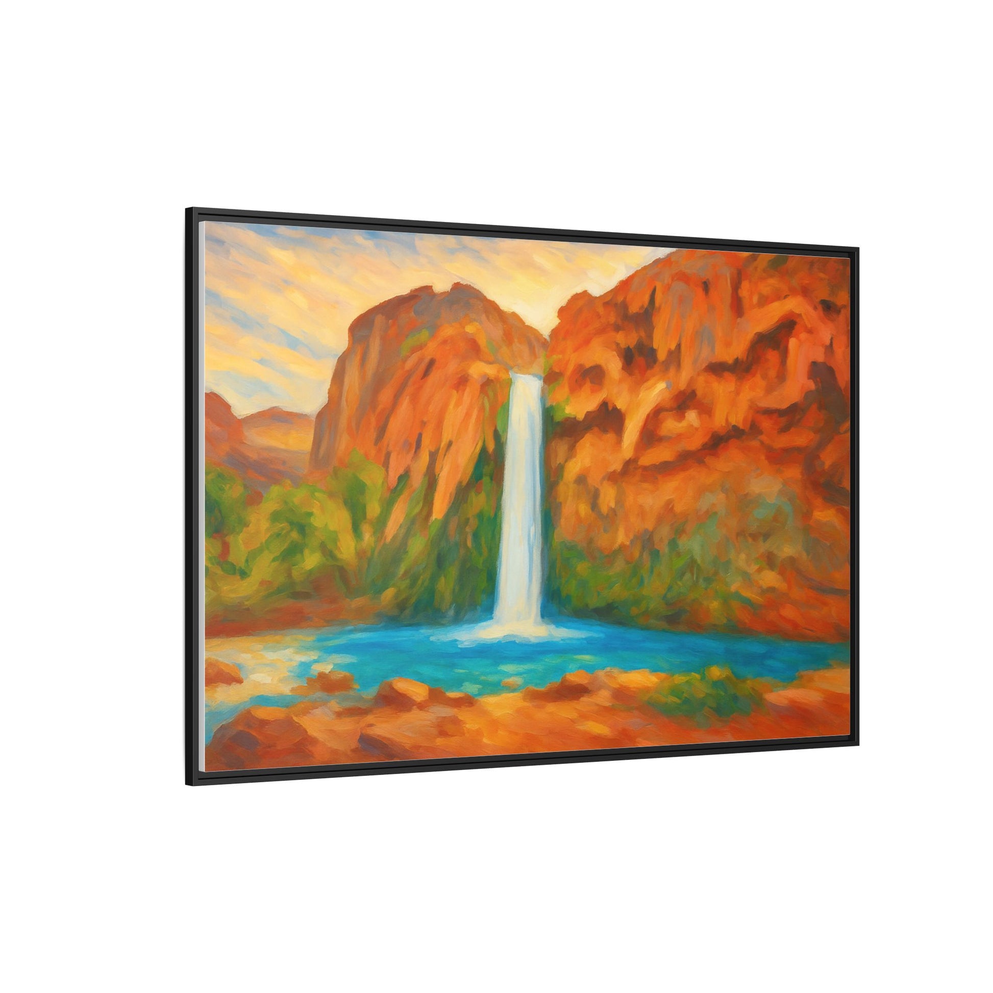 Waterfall Landscape Nature