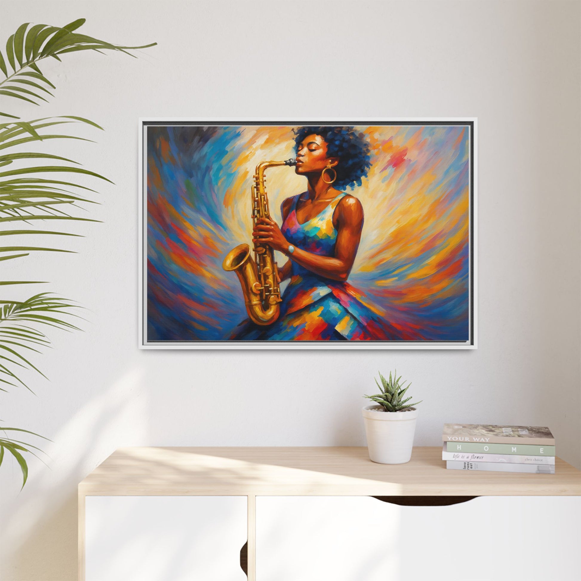 Vibrant Jazzy Lady