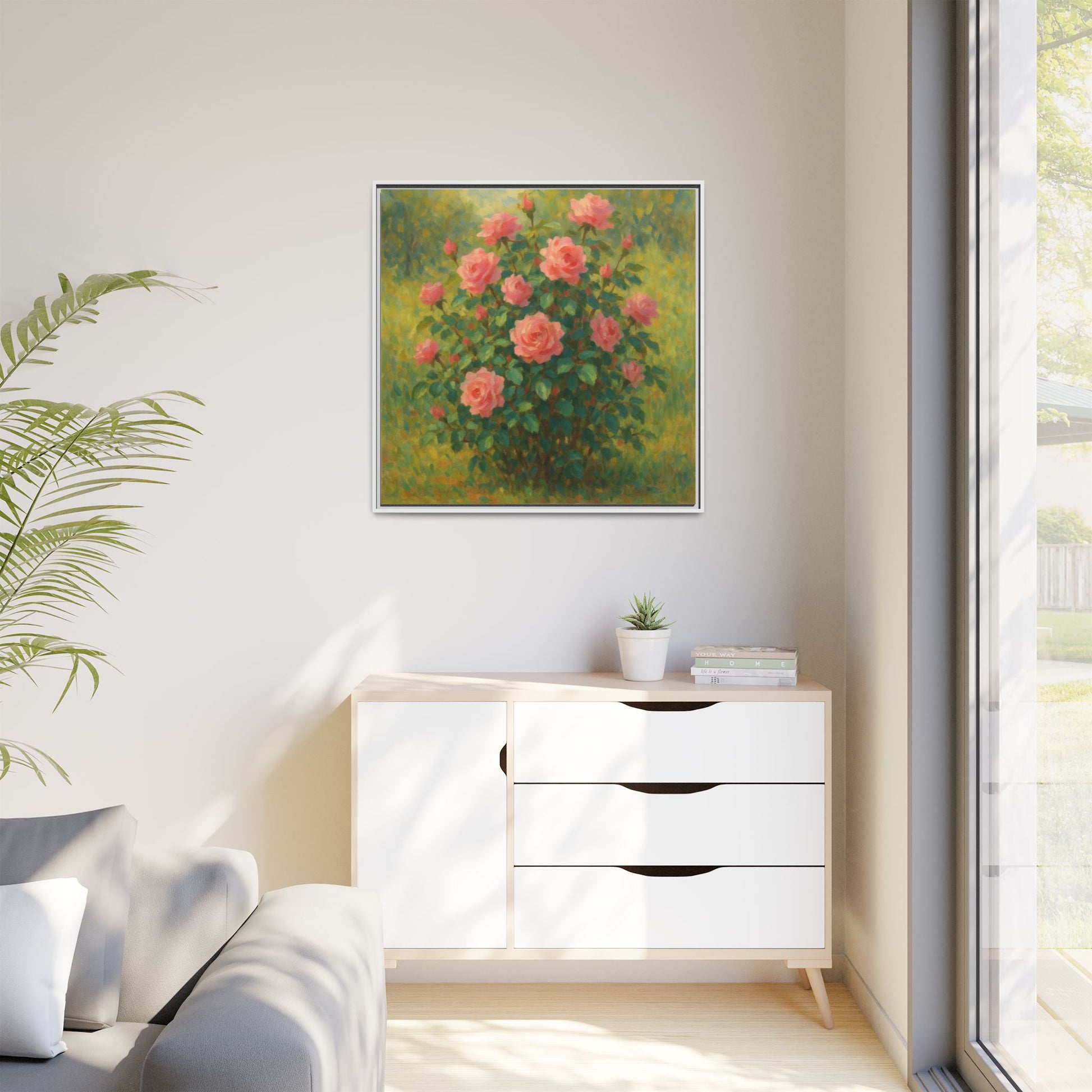 Pink Rose Bush 2