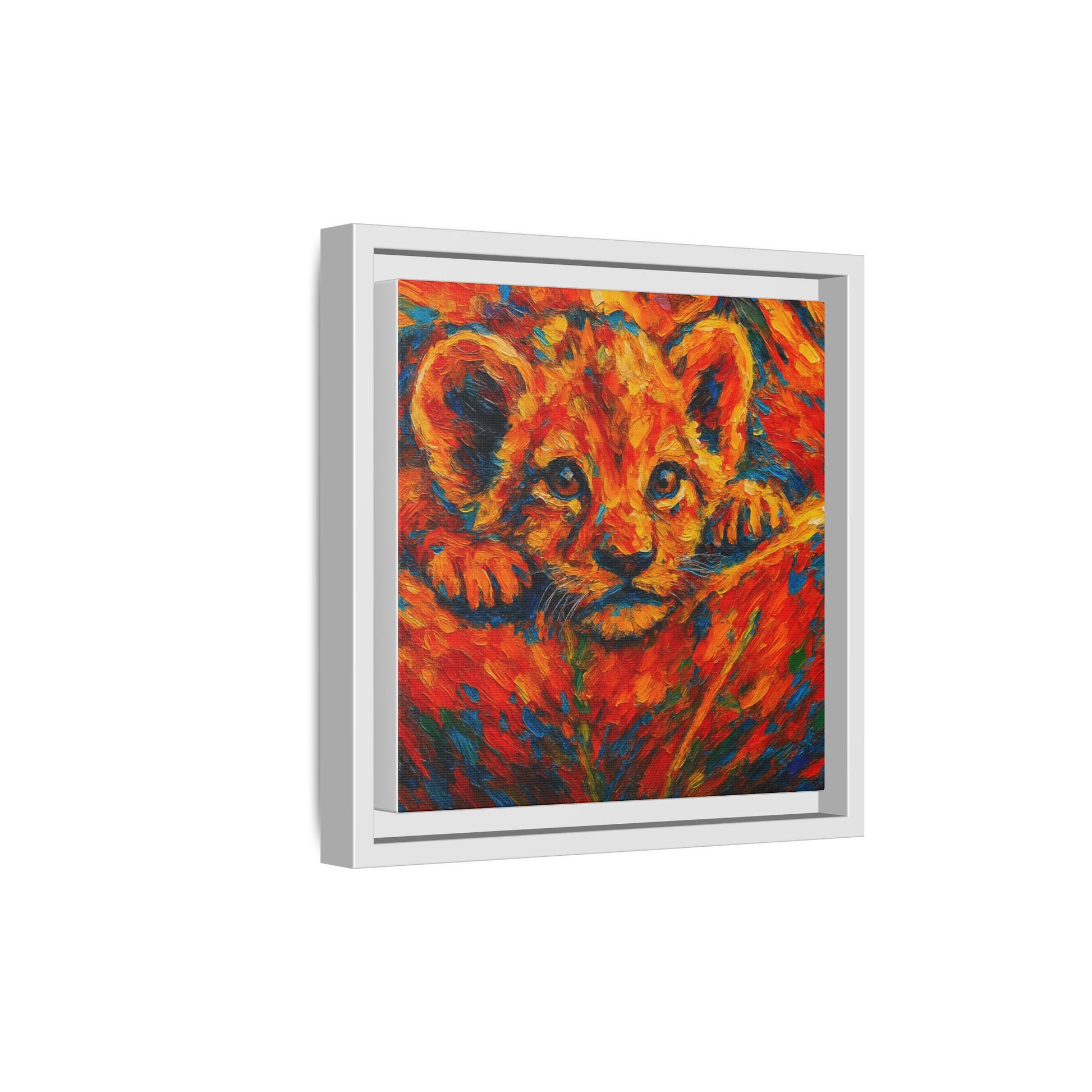 Vibrant Lion Cub