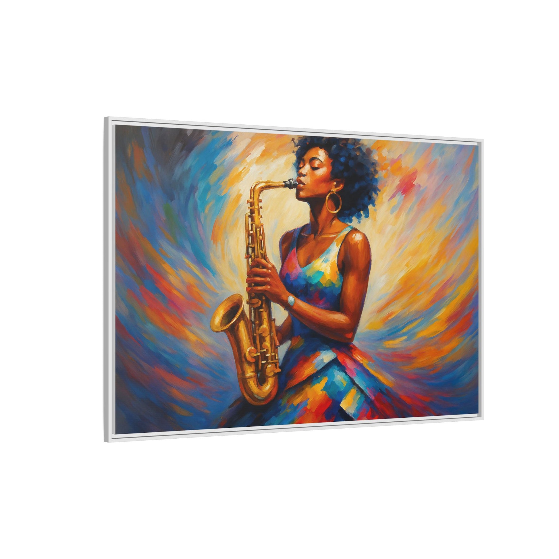 Vibrant Jazzy Lady