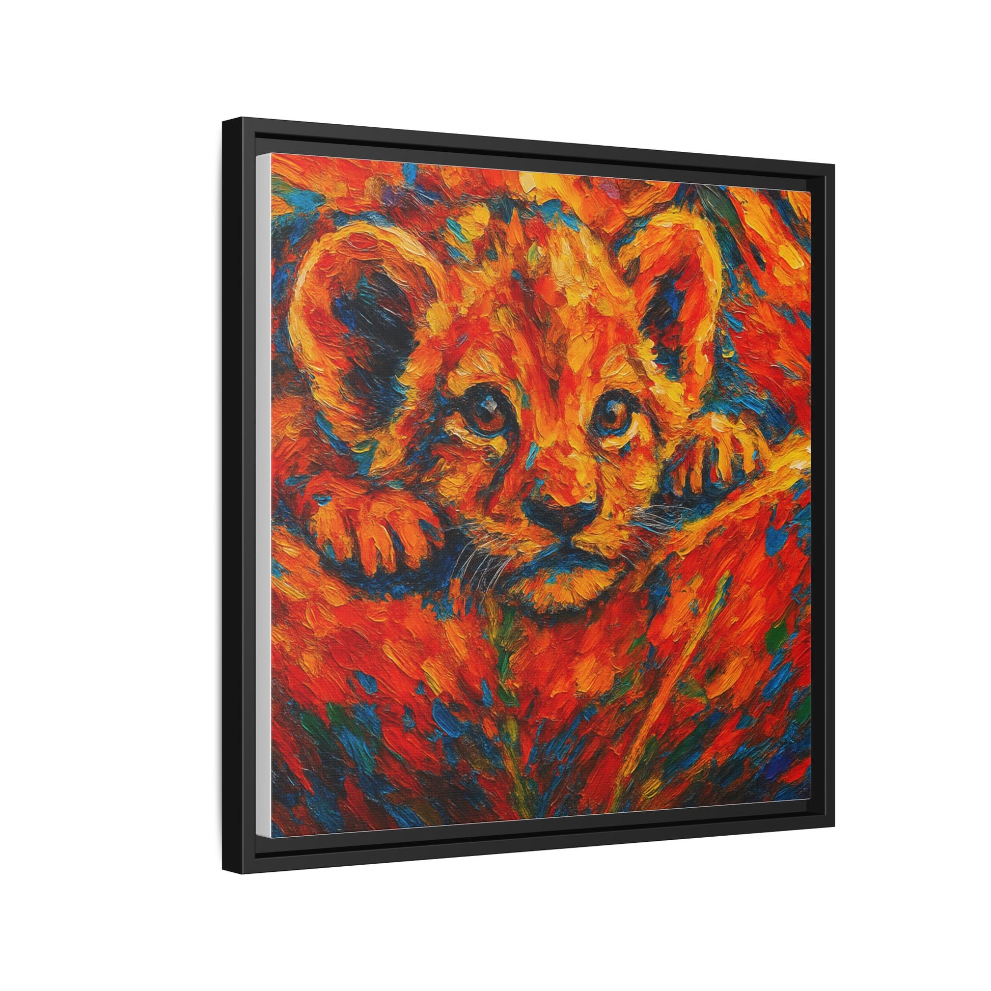 Vibrant Lion Cub