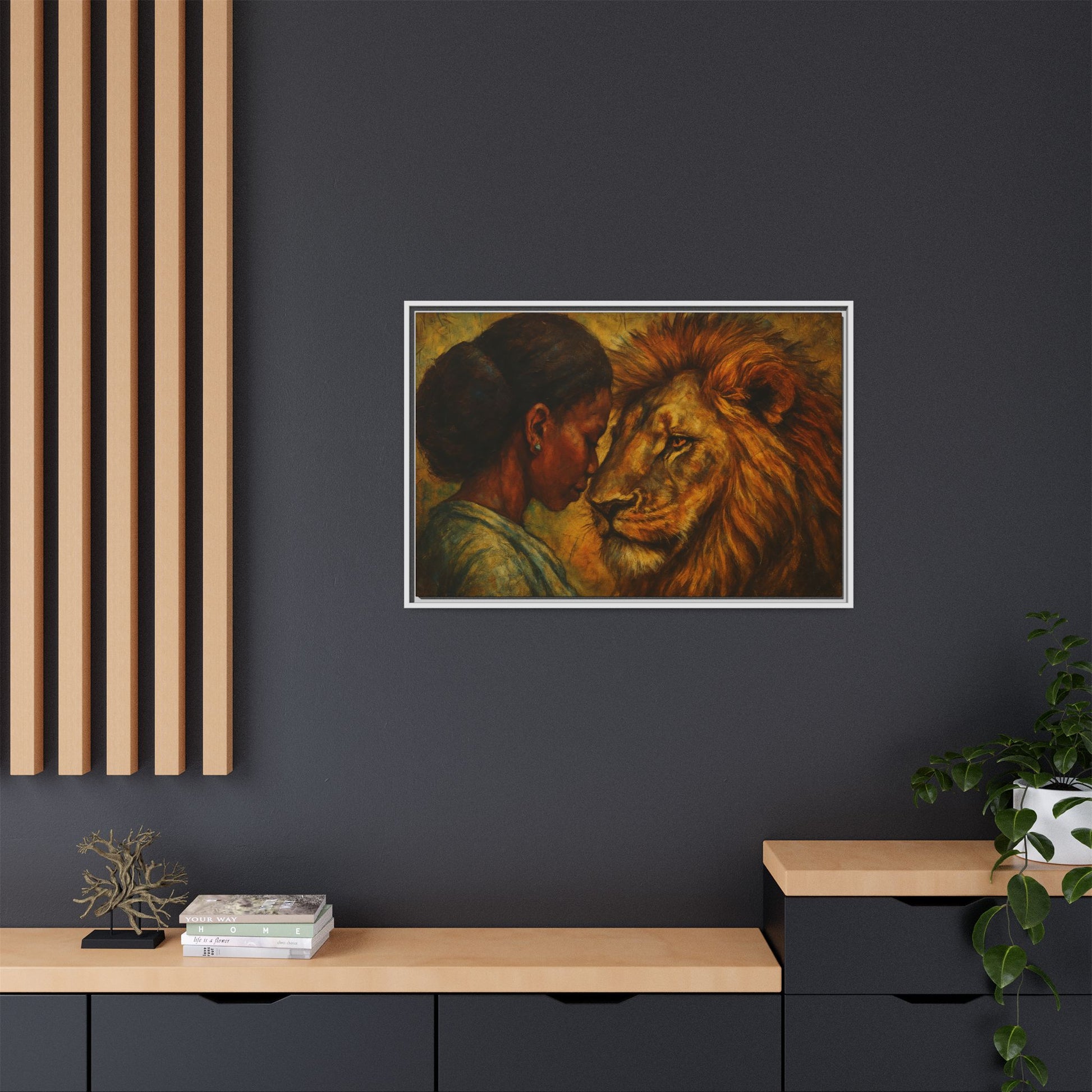 Lion and Woman