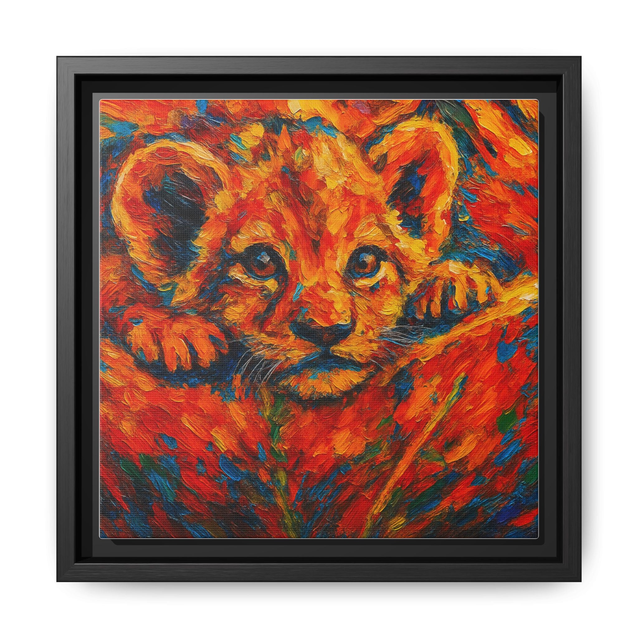 Vibrant Lion Cub