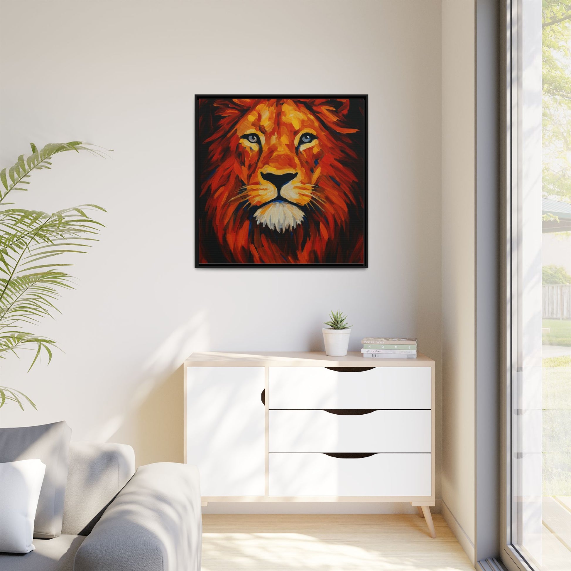 Orange Red Lion 1
