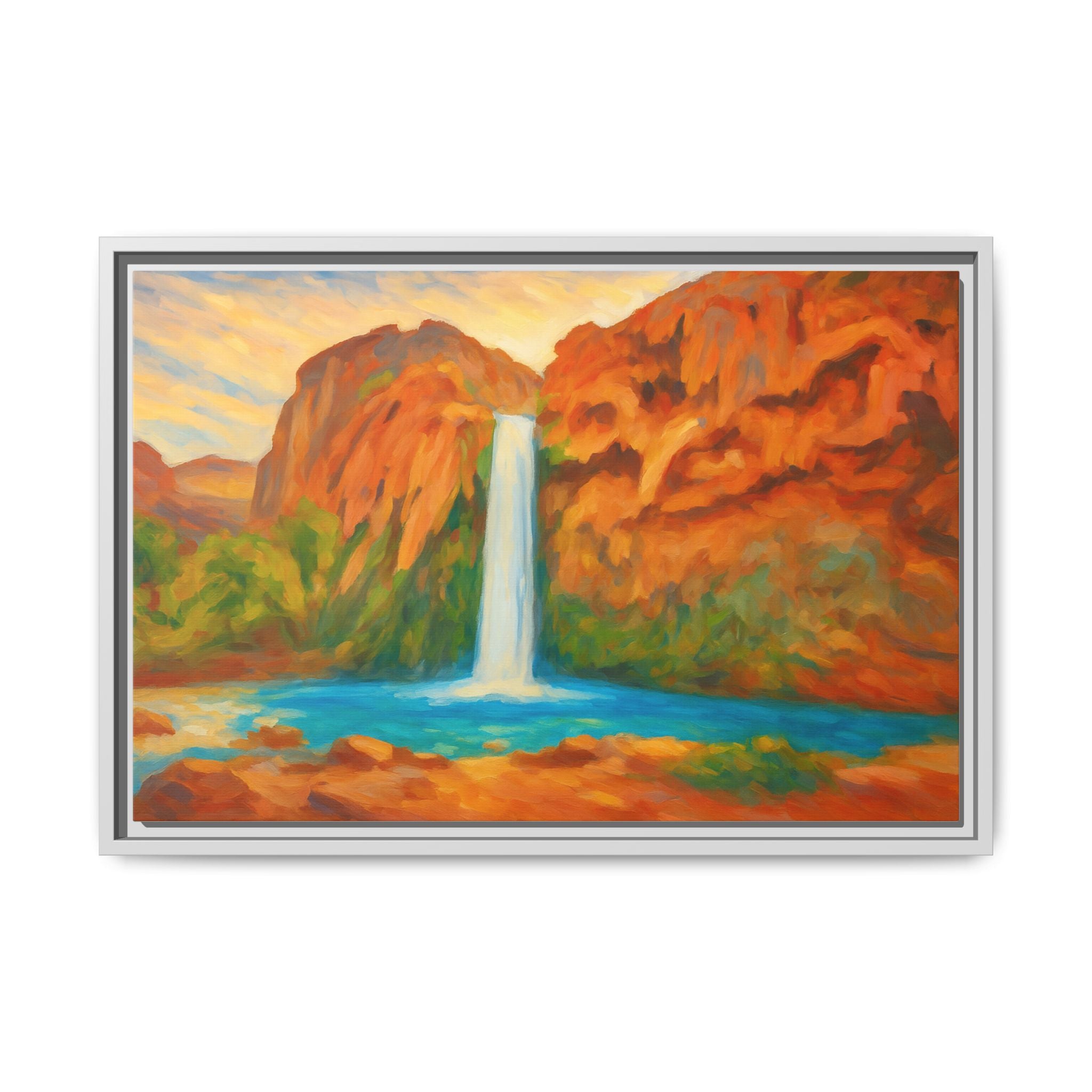 Waterfall Landscape Nature