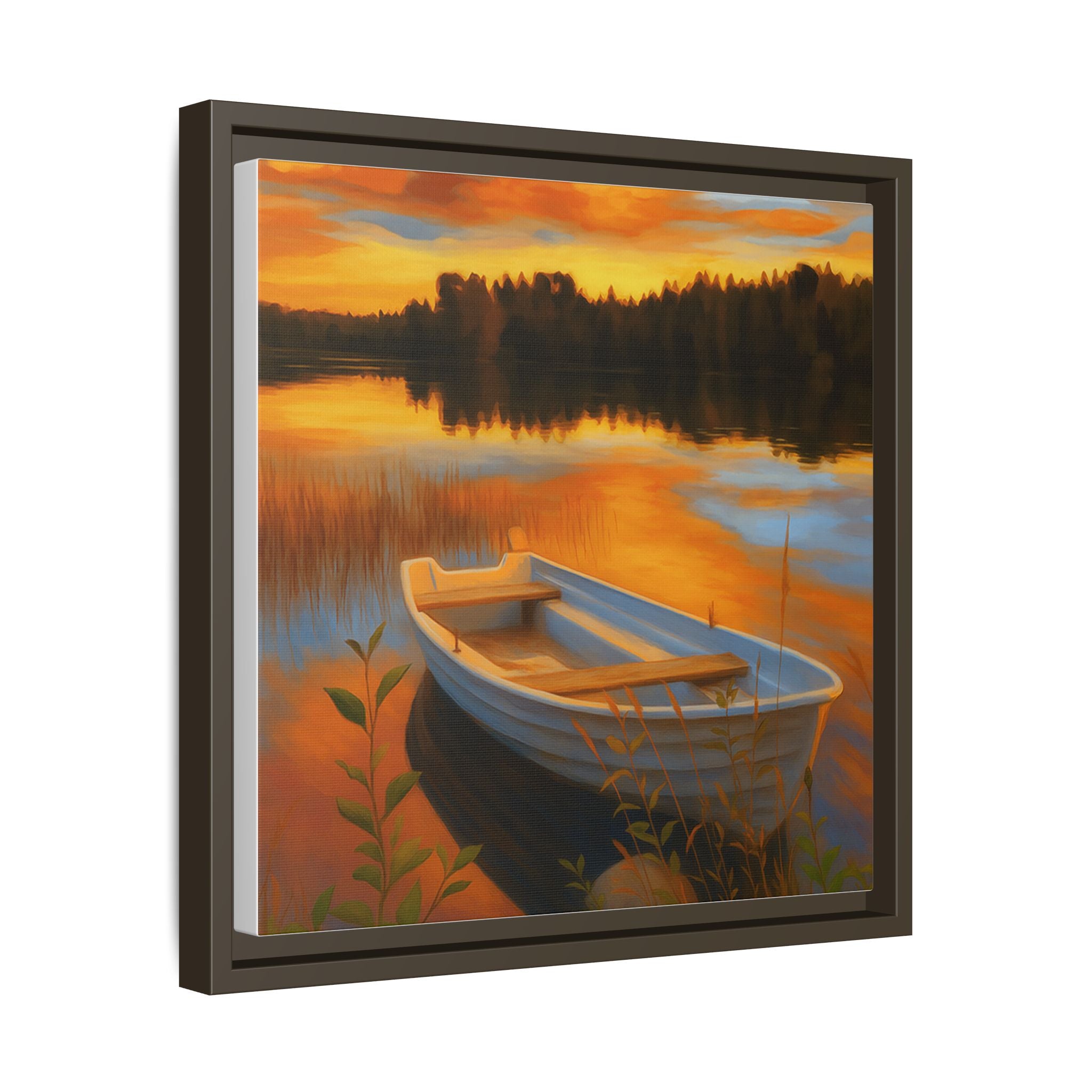 Sunset Boat Reflections