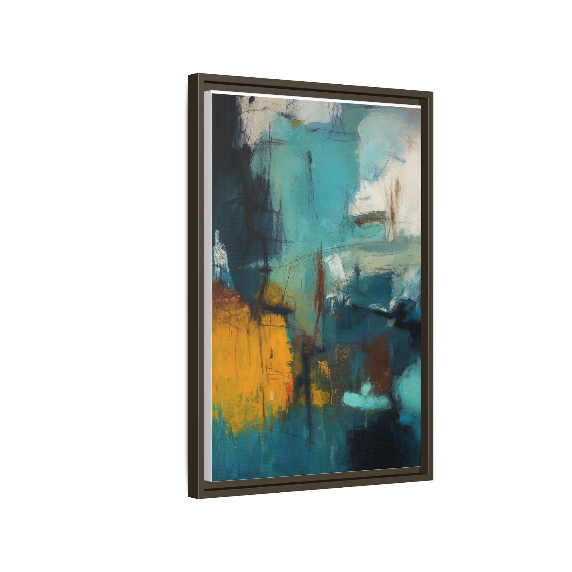Abstract Blue Gold