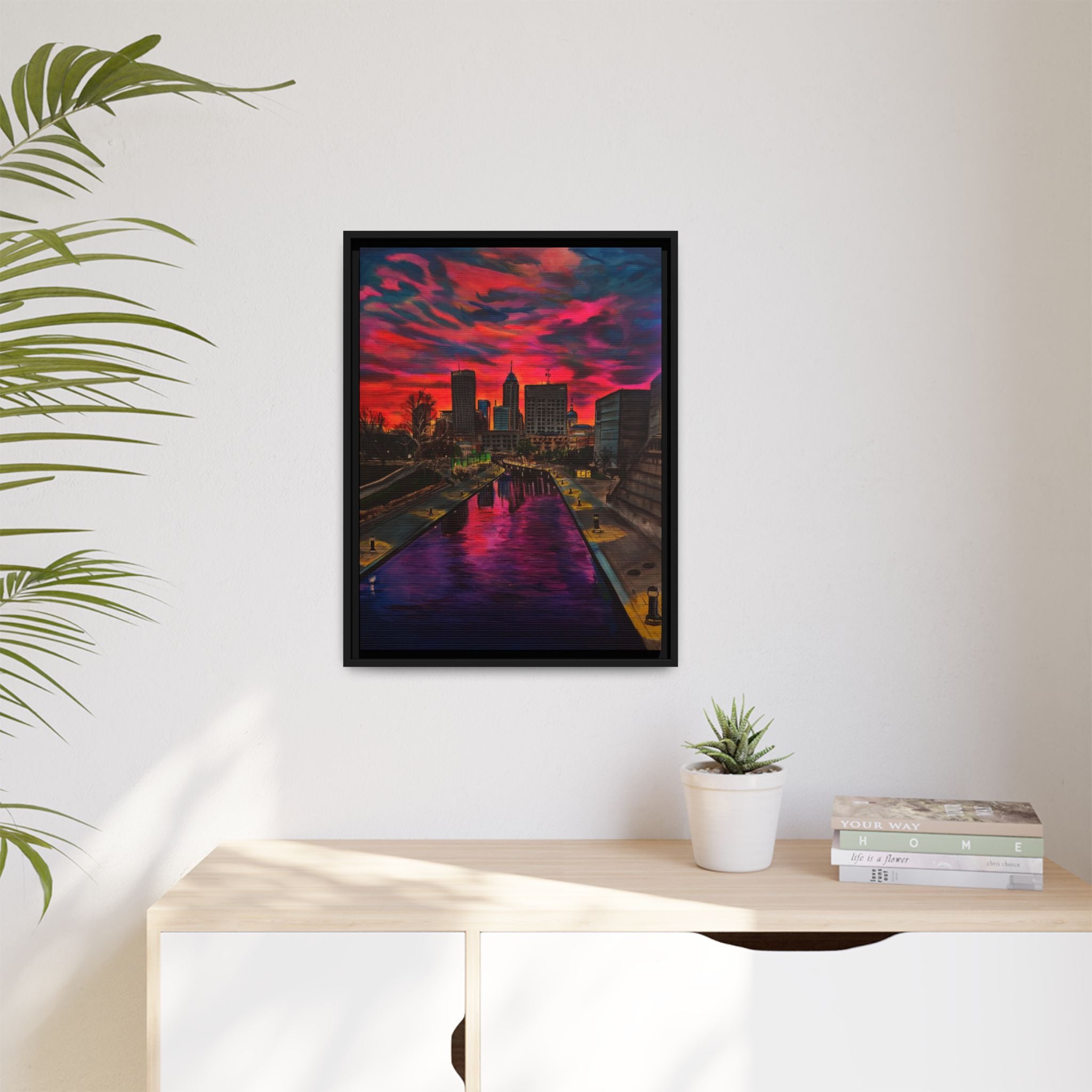 Vibrant Canal Cityscape