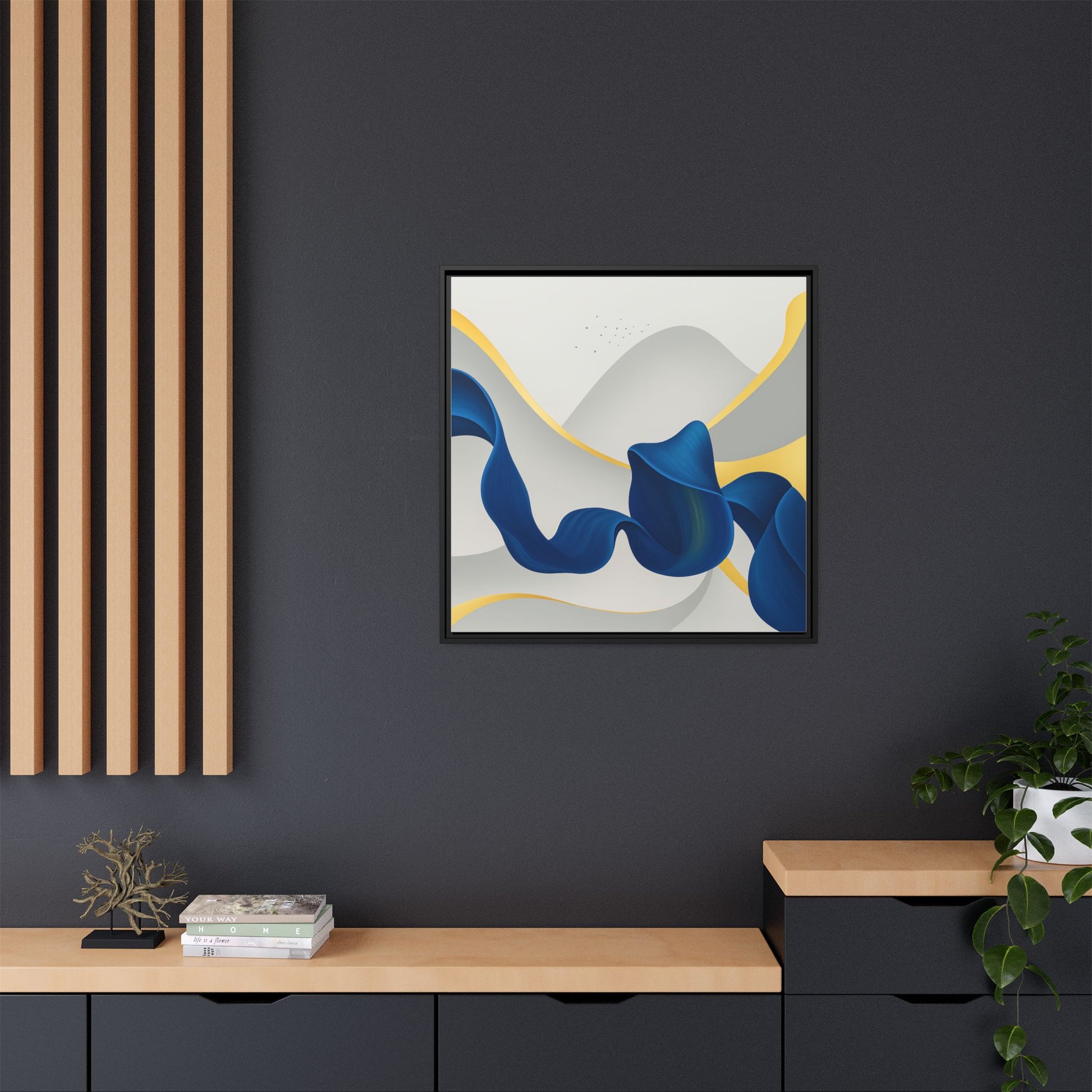 Stylish Blue Twist