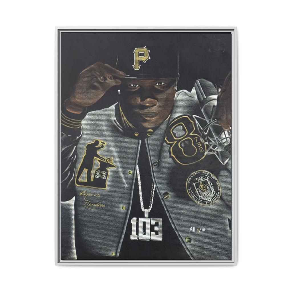 Canvas Looking in the Mirror Wall Art