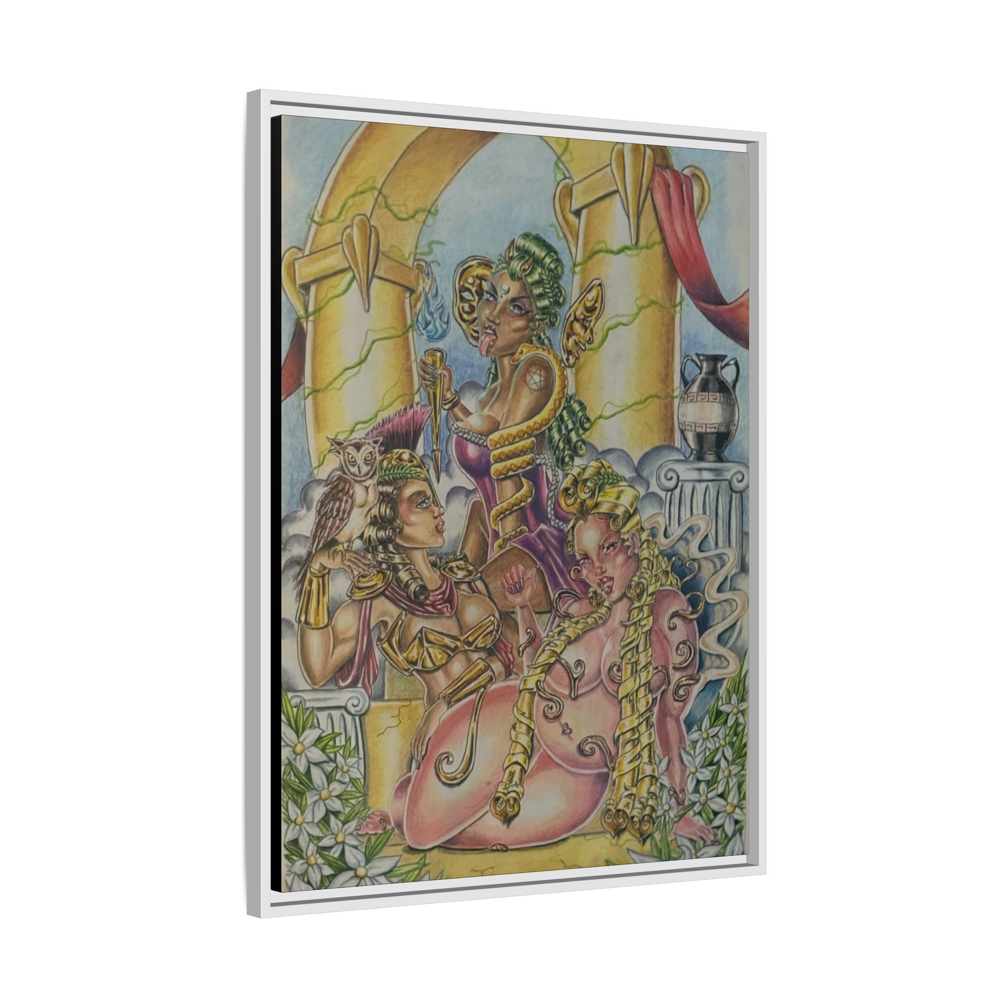 Canvas Art Print - Many Faces