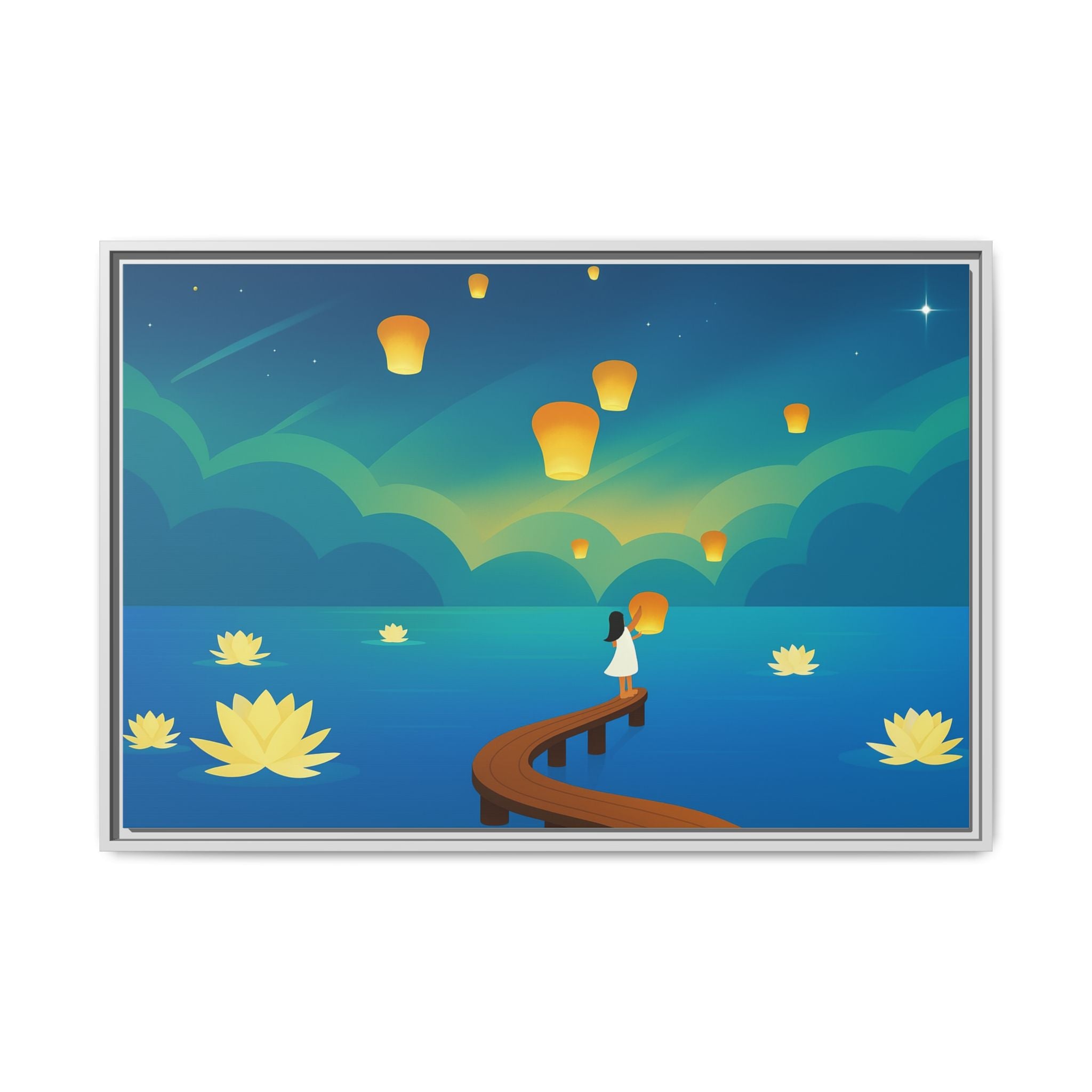 Serene Lantern Dreams