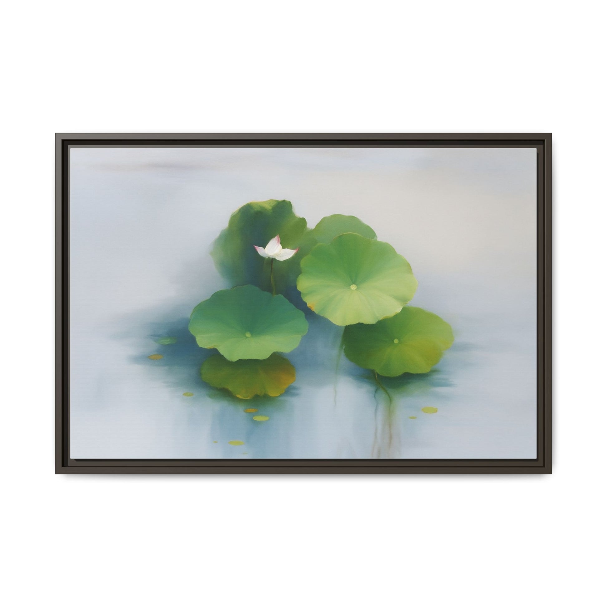 Serene Green Lotus