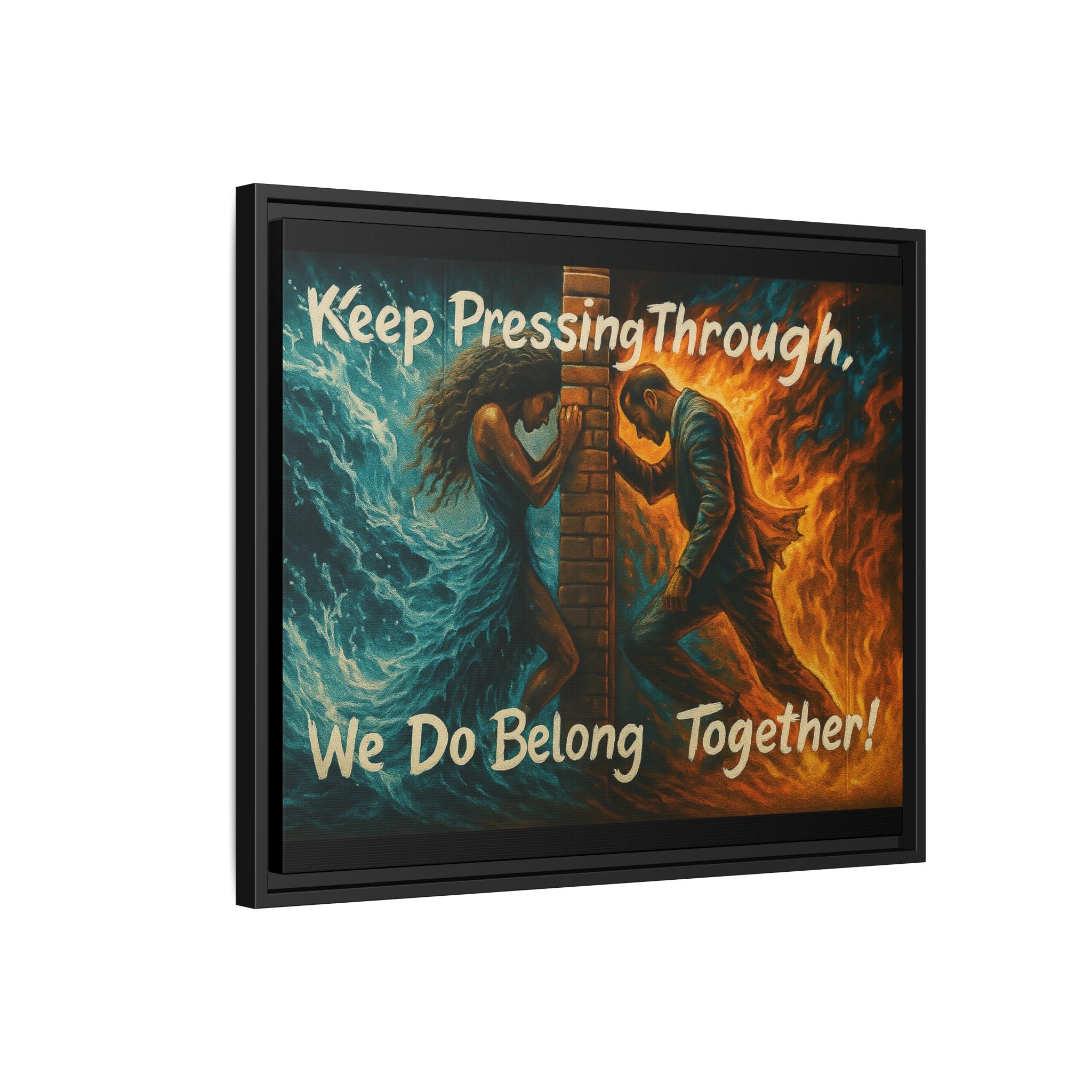 Matte Canvas, Framed (Multi-color)