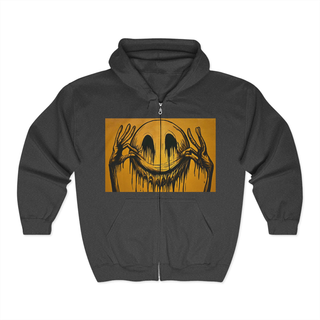 Edgy Zip Hoodie Streetwear