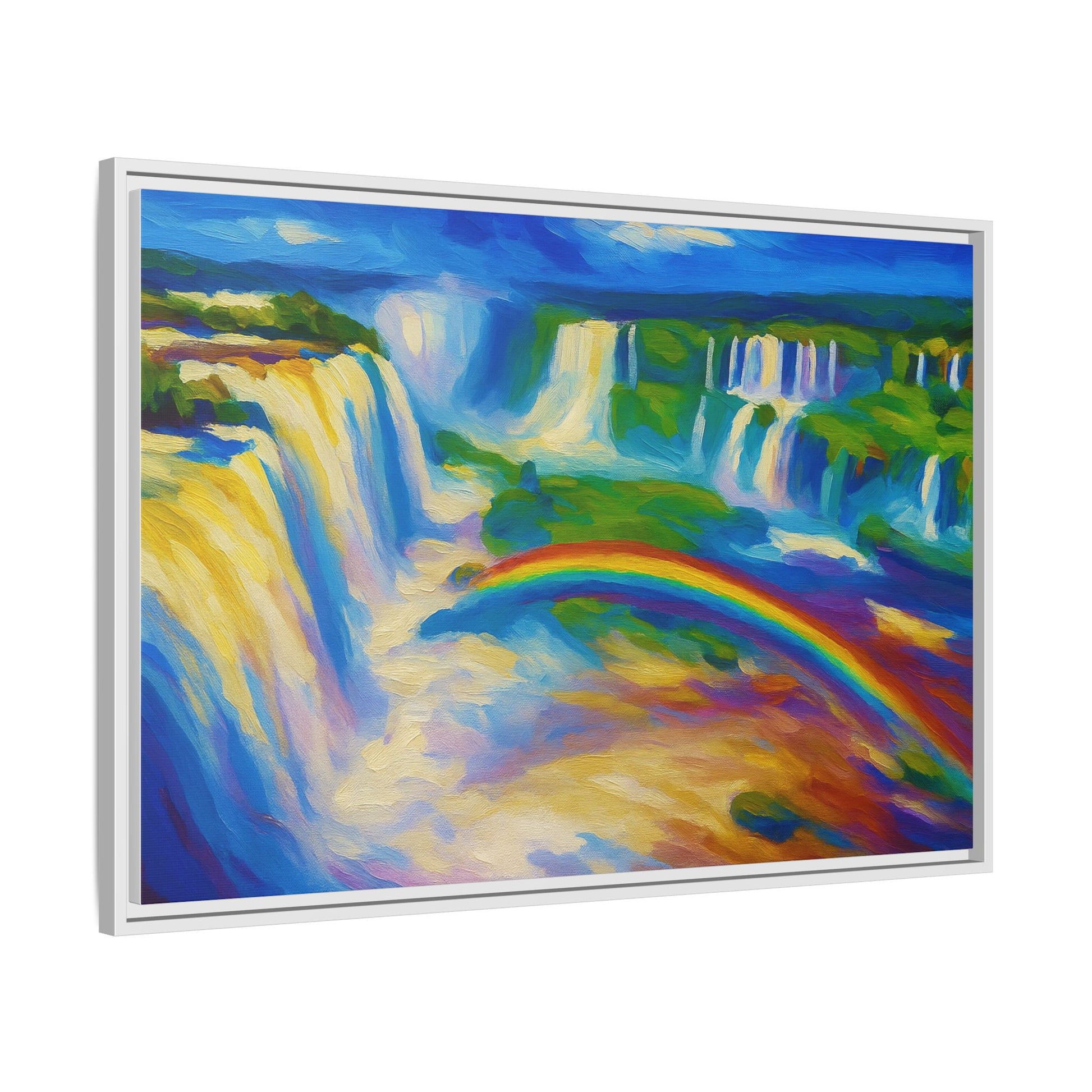 Waterfall Rainbow Splash