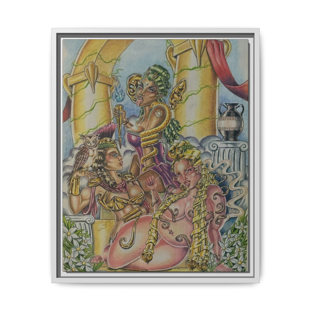 Canvas Art Print - Many Faces