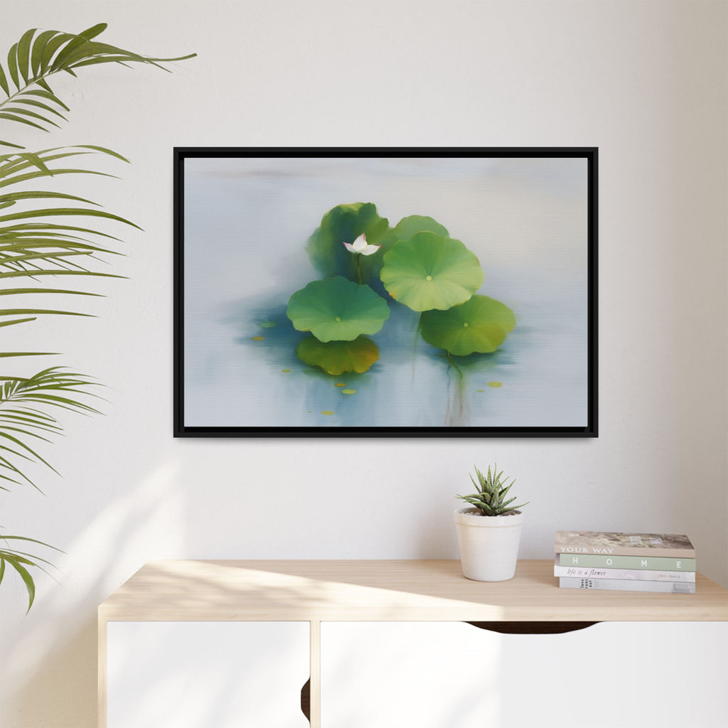 Serene Green Lotus