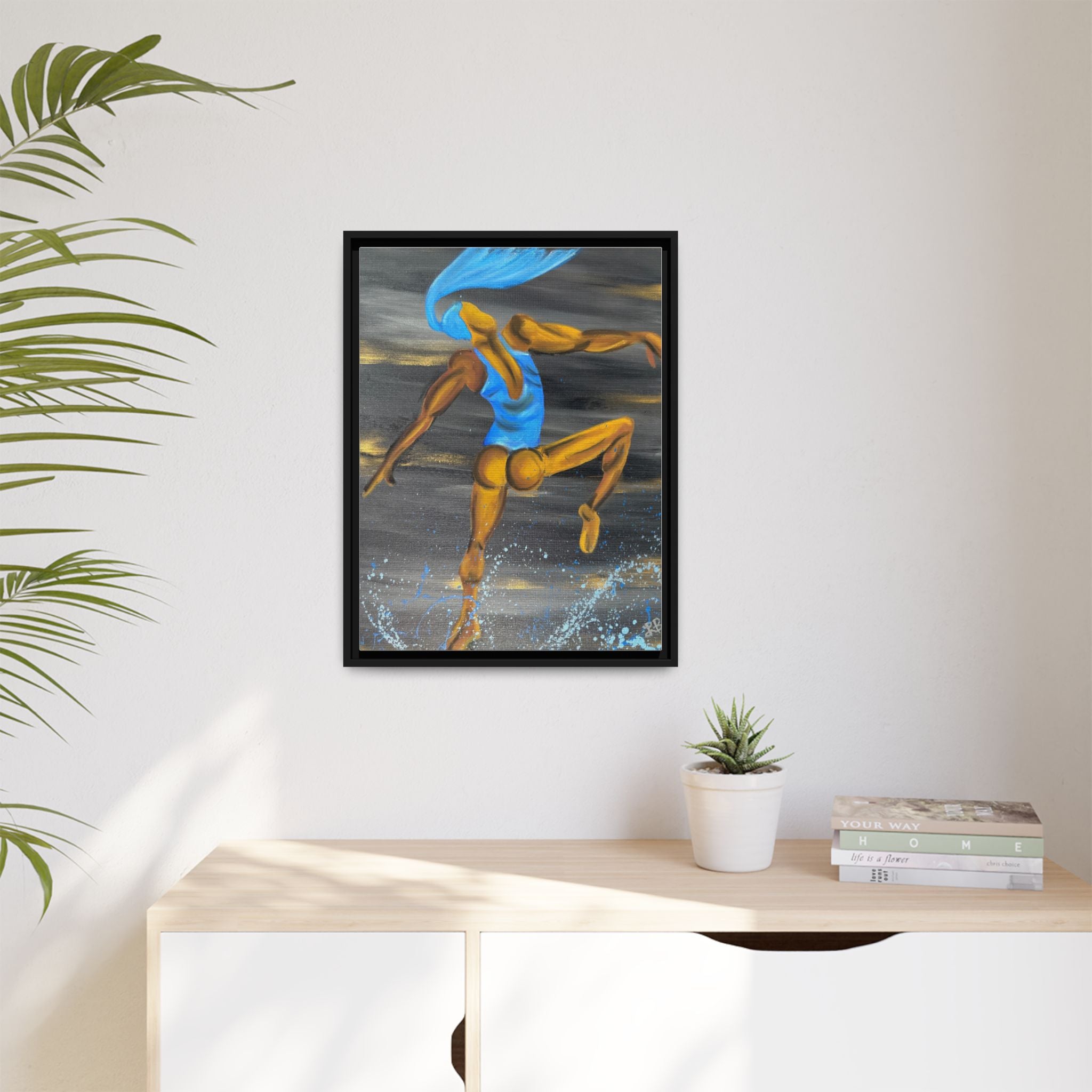 Dynamic Blue Dancing