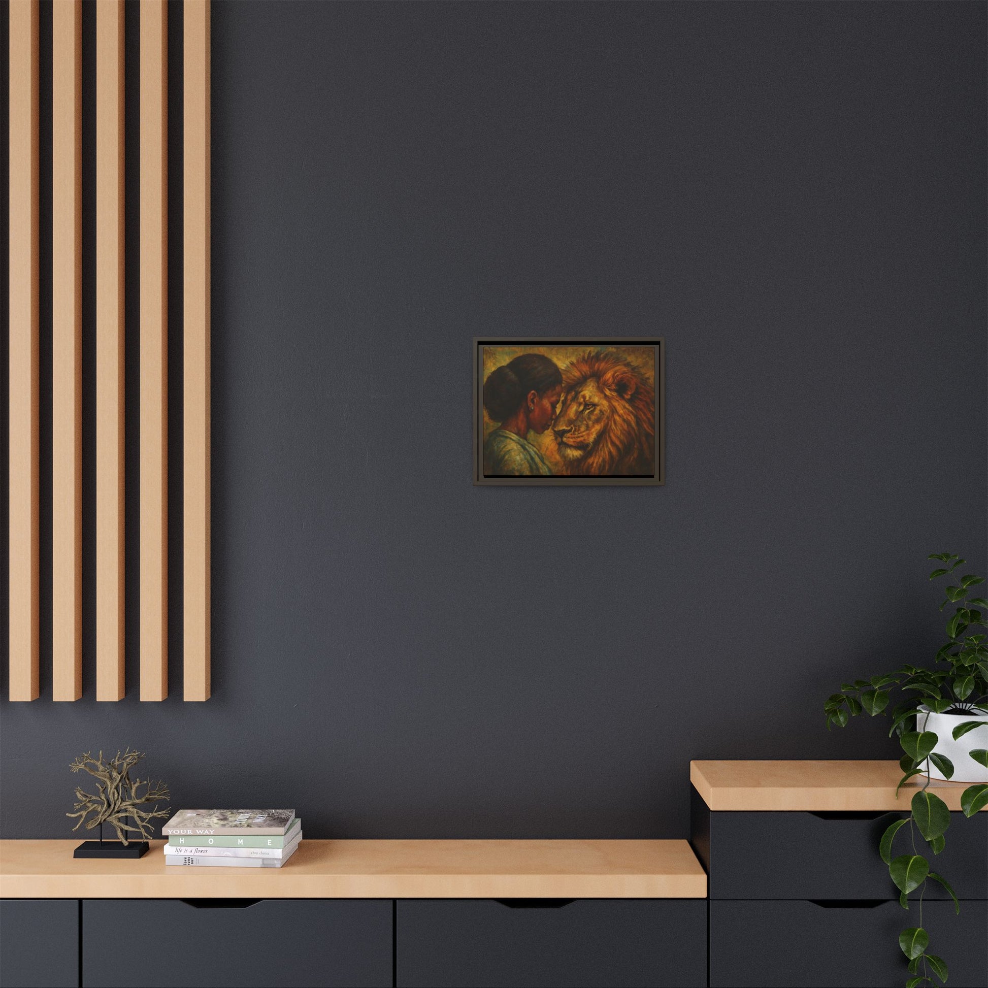 Lion and Woman