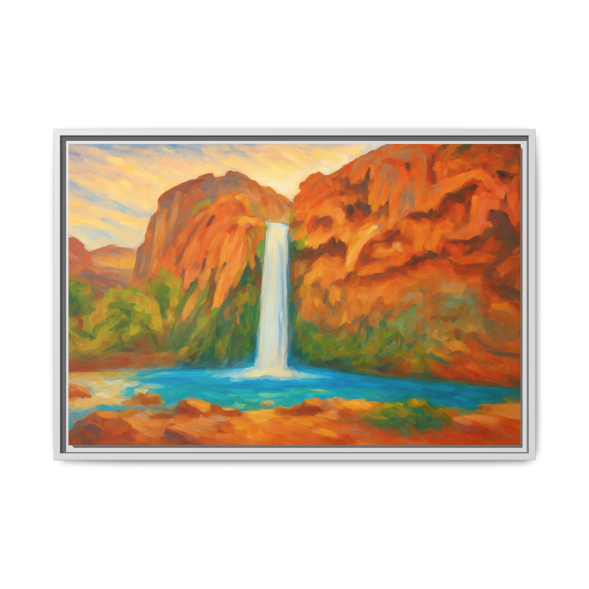 Waterfall Landscape Nature