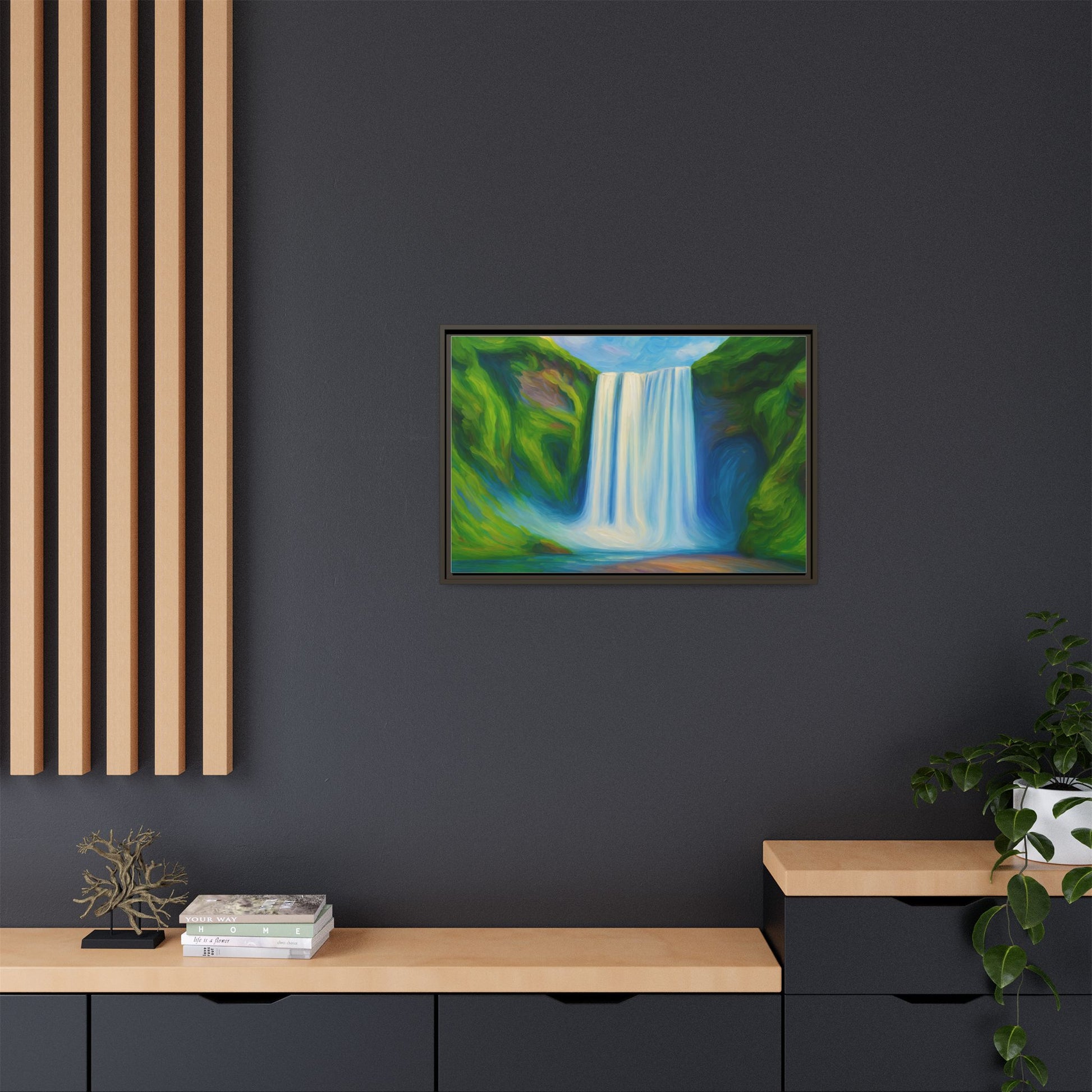Serene Waterfall 1