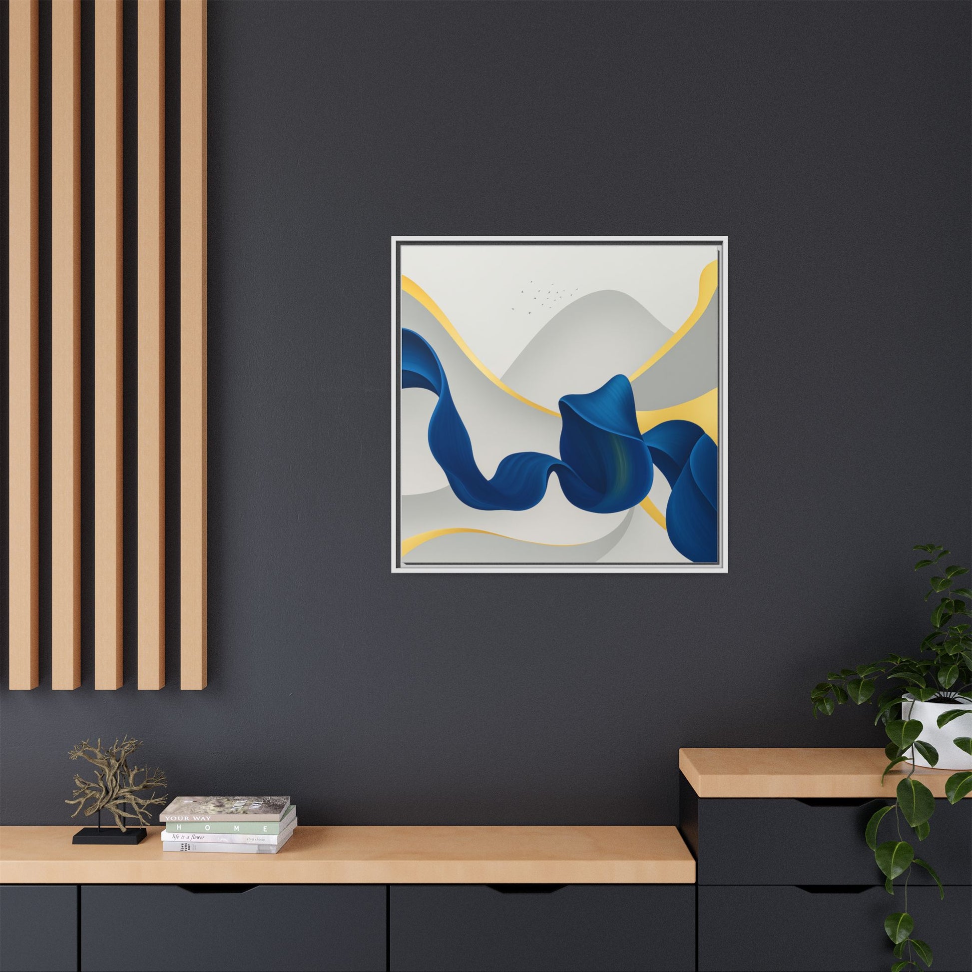 Stylish Blue Twist
