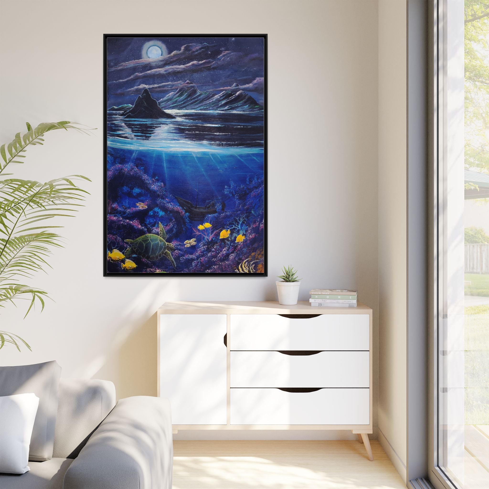 Dark Underwater Serenity