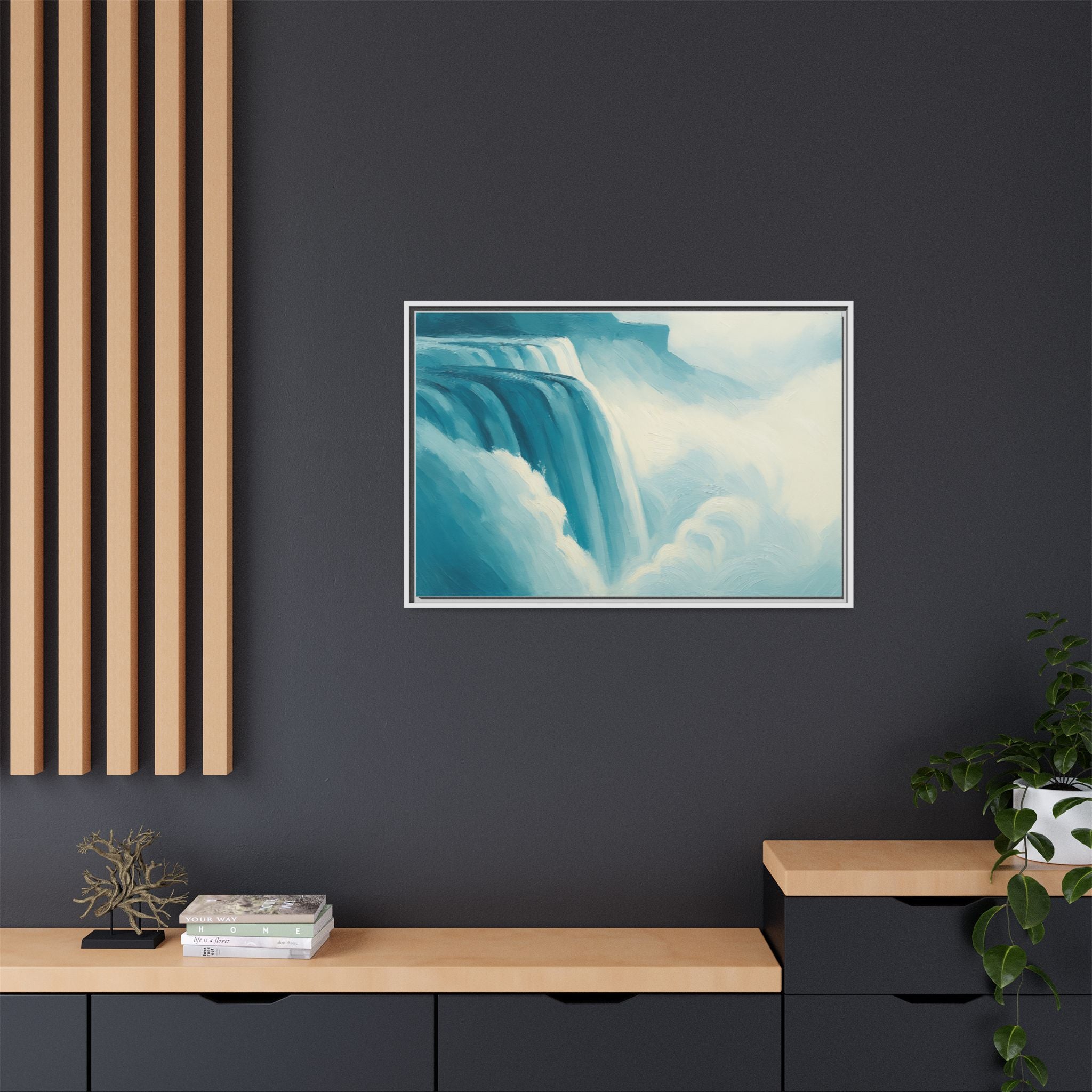 Blue Beautiful Waterfall