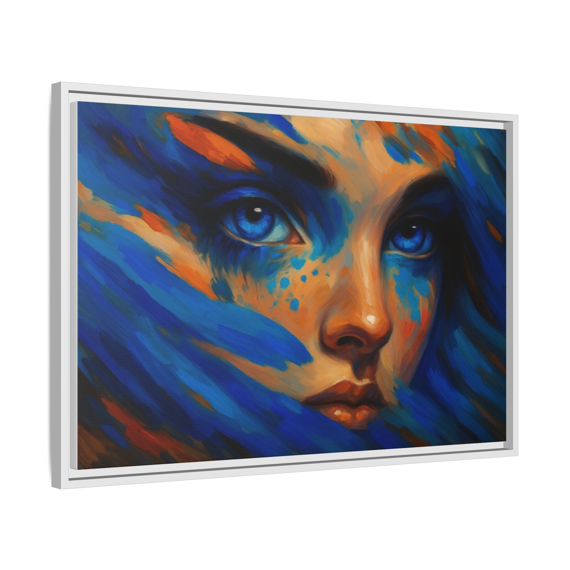 Vibrant Lady Blue Wave