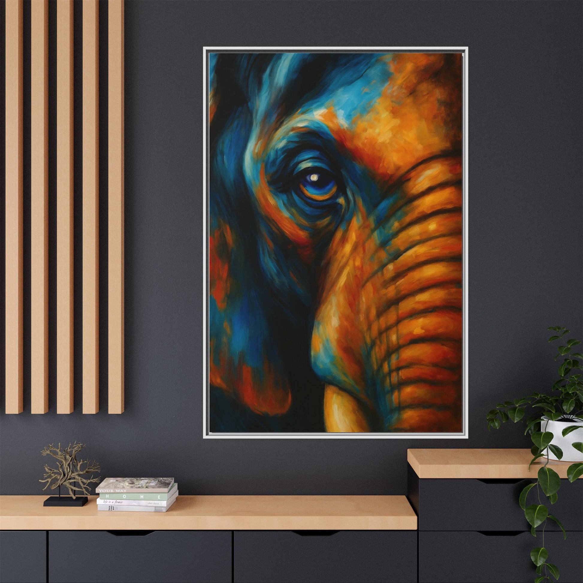 Majestic Elephant Gaze