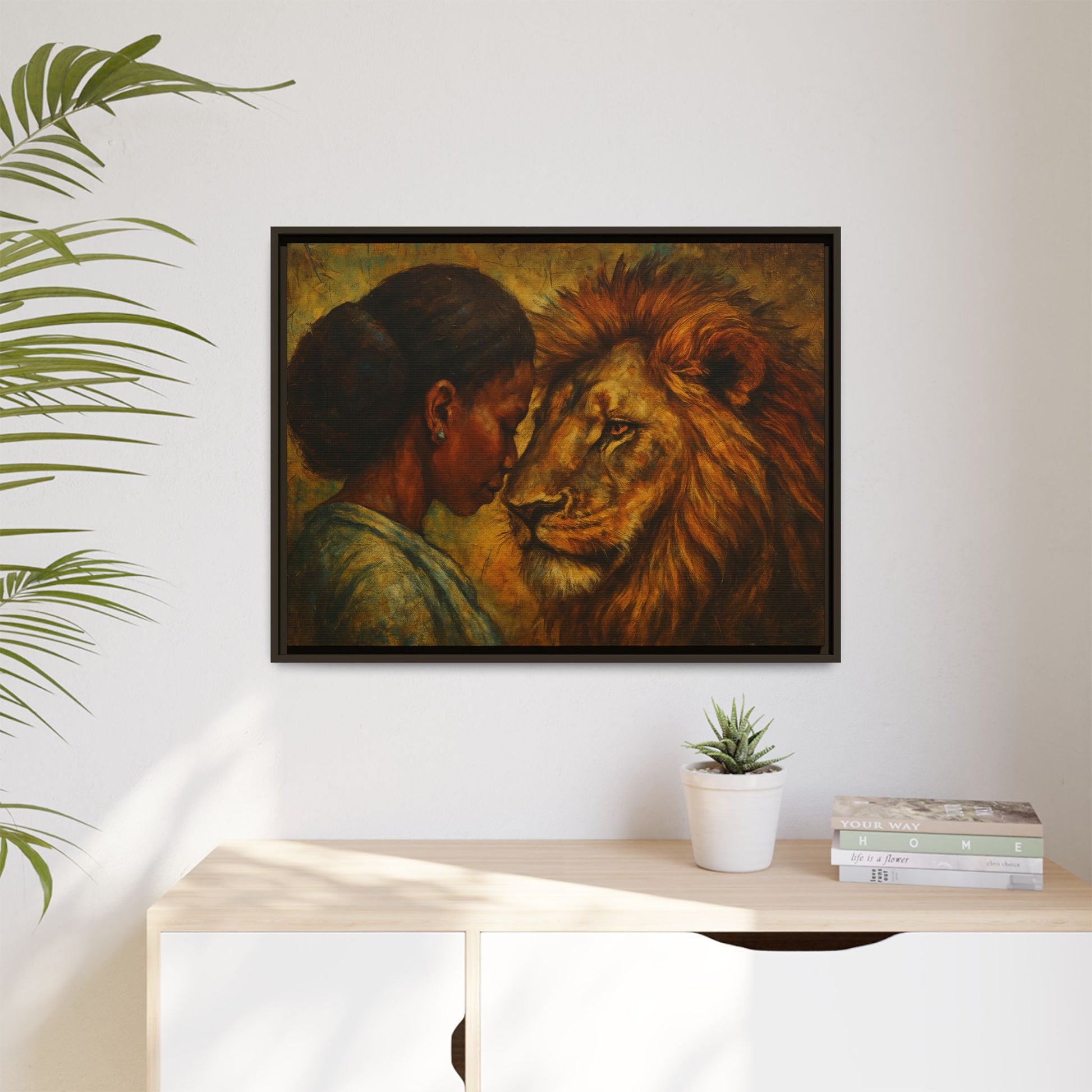 Lion and Woman