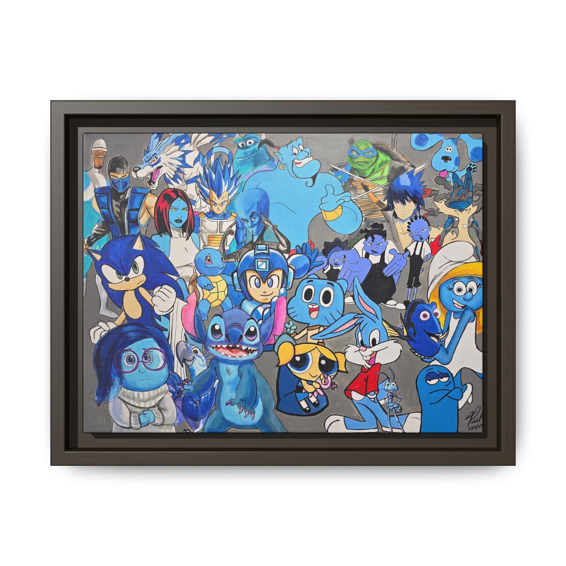 Blue Characters