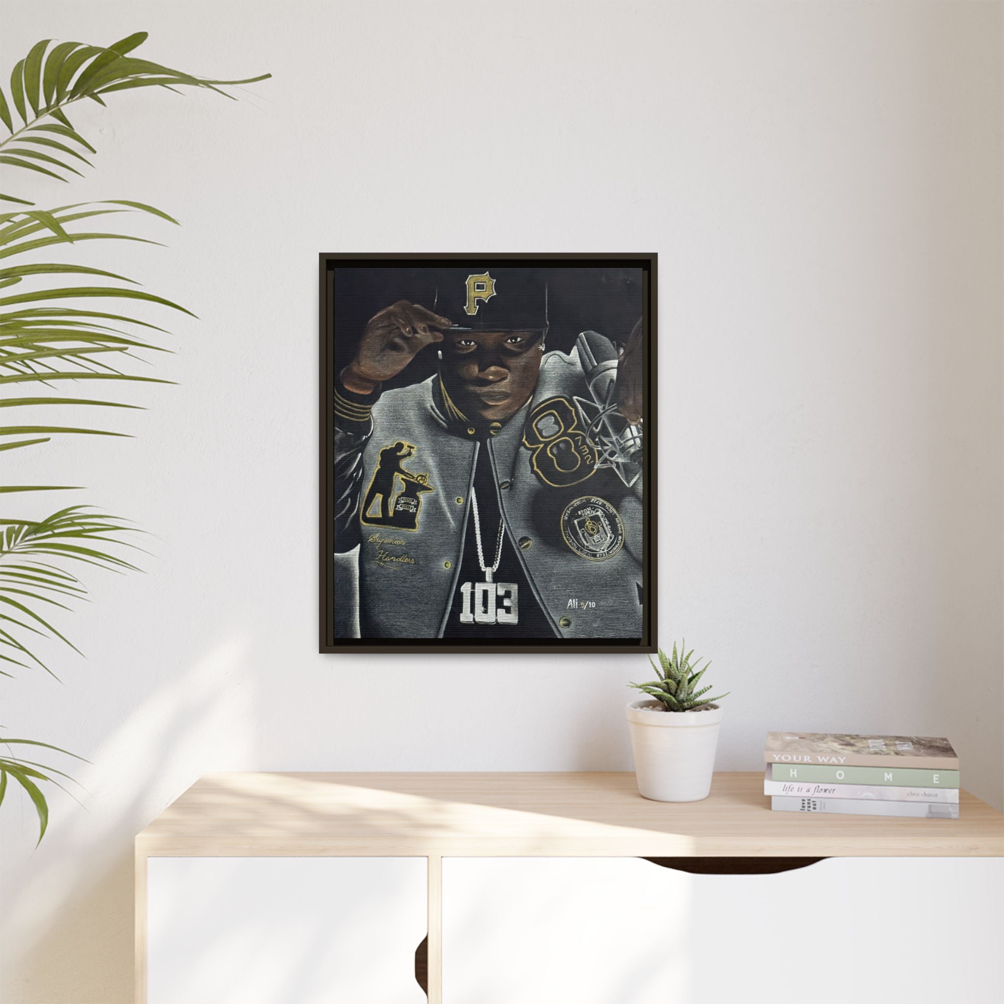 Canvas Looking in the Mirror Wall Art