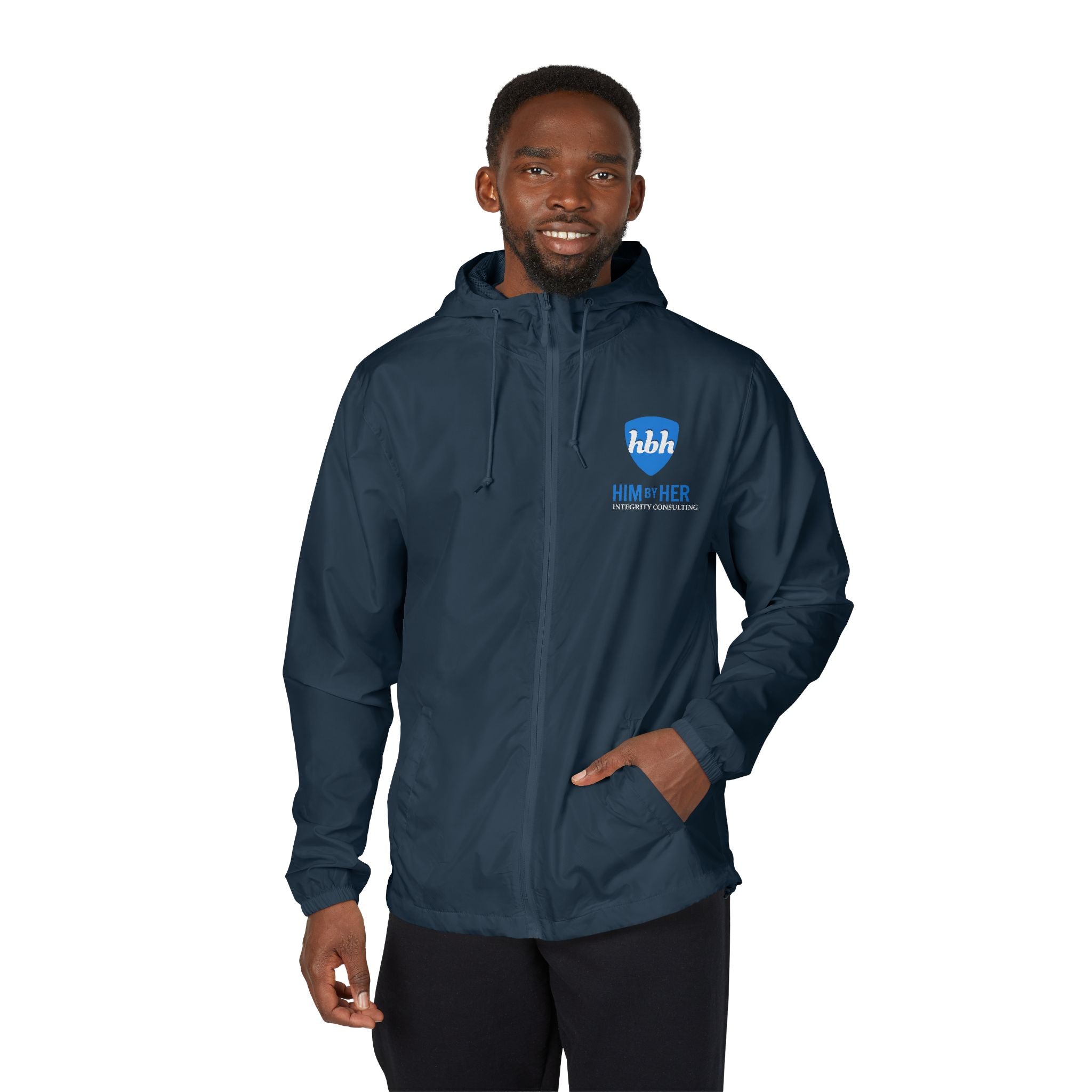 HBHIC Jacket — Blue ‘hbh’ Shield Logo Integrity Consulting Team Shell