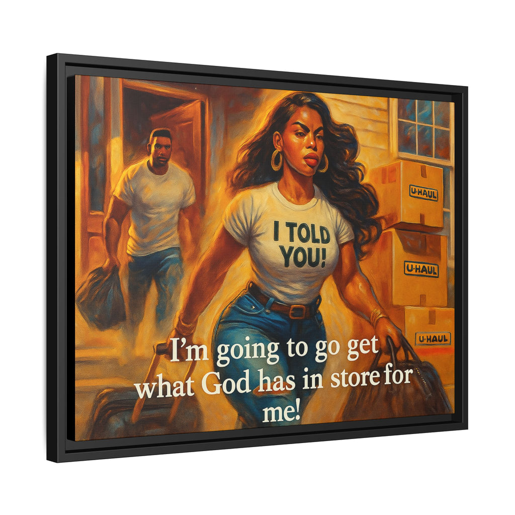 Inspirational Framed Canvas Art - Motivational Wall Decor, Home Office Wall Art, Gift for Her, Uplifting Quote Art, Positive Vibes [...]